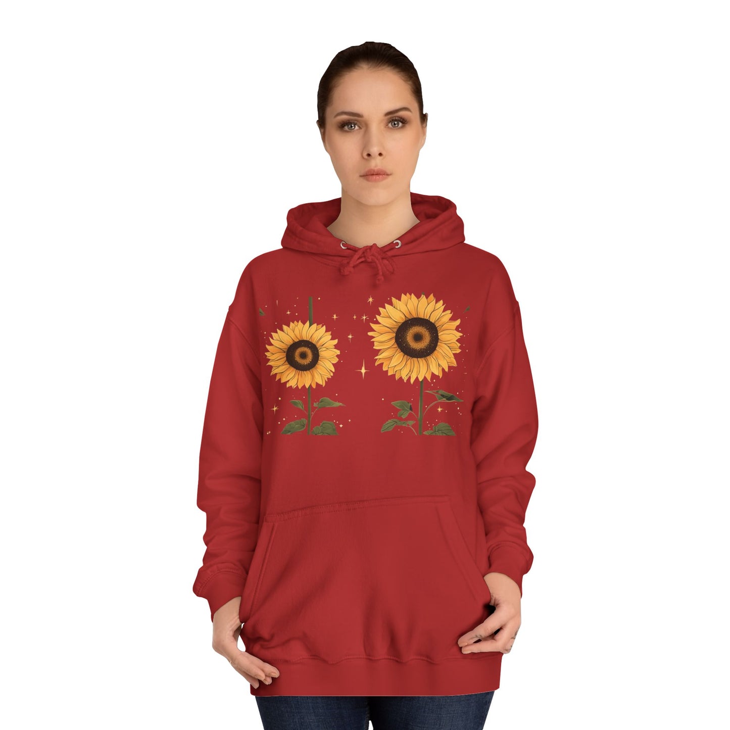 Felpa con cappuccio rosa con fiocco college carina - Elegante e comoda
