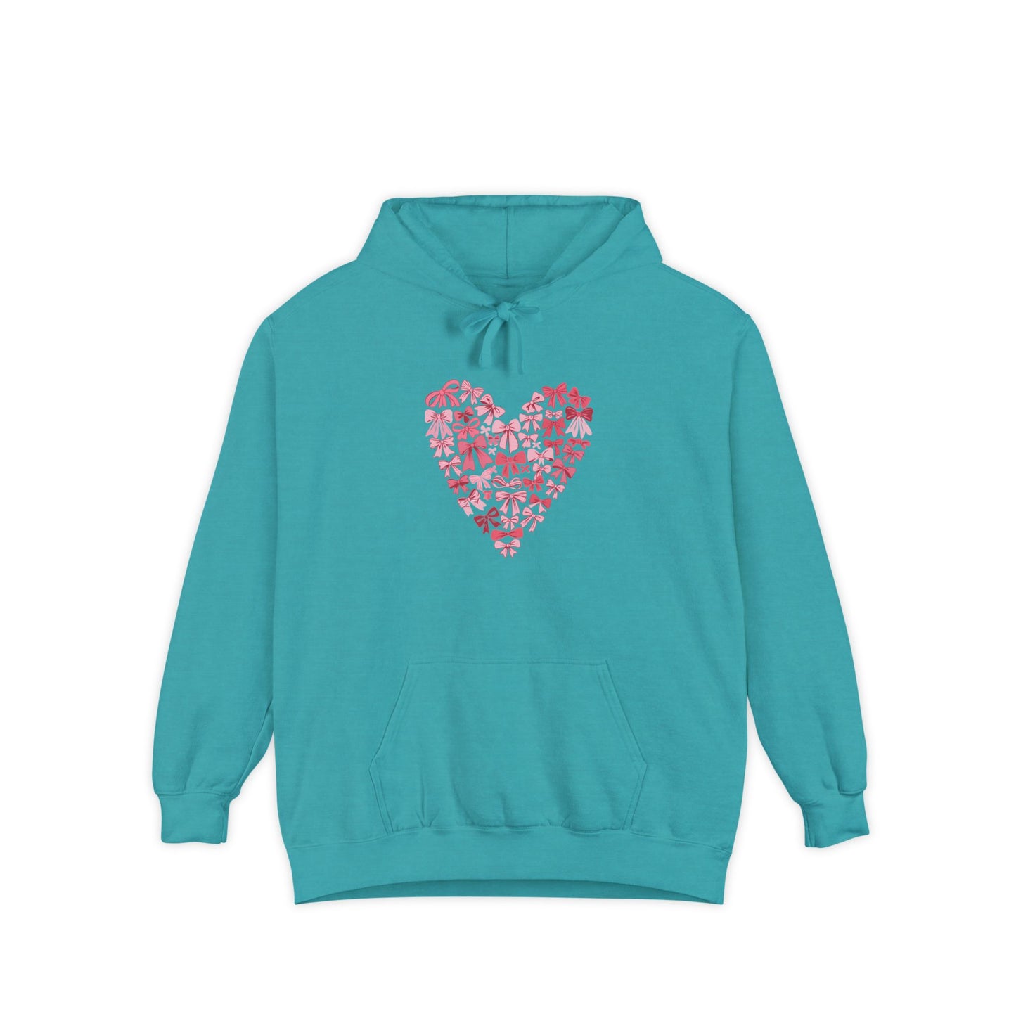 Sudadera con capucha teñida Heart Blossom | Ideal para ropa informal y amantes de la naturaleza