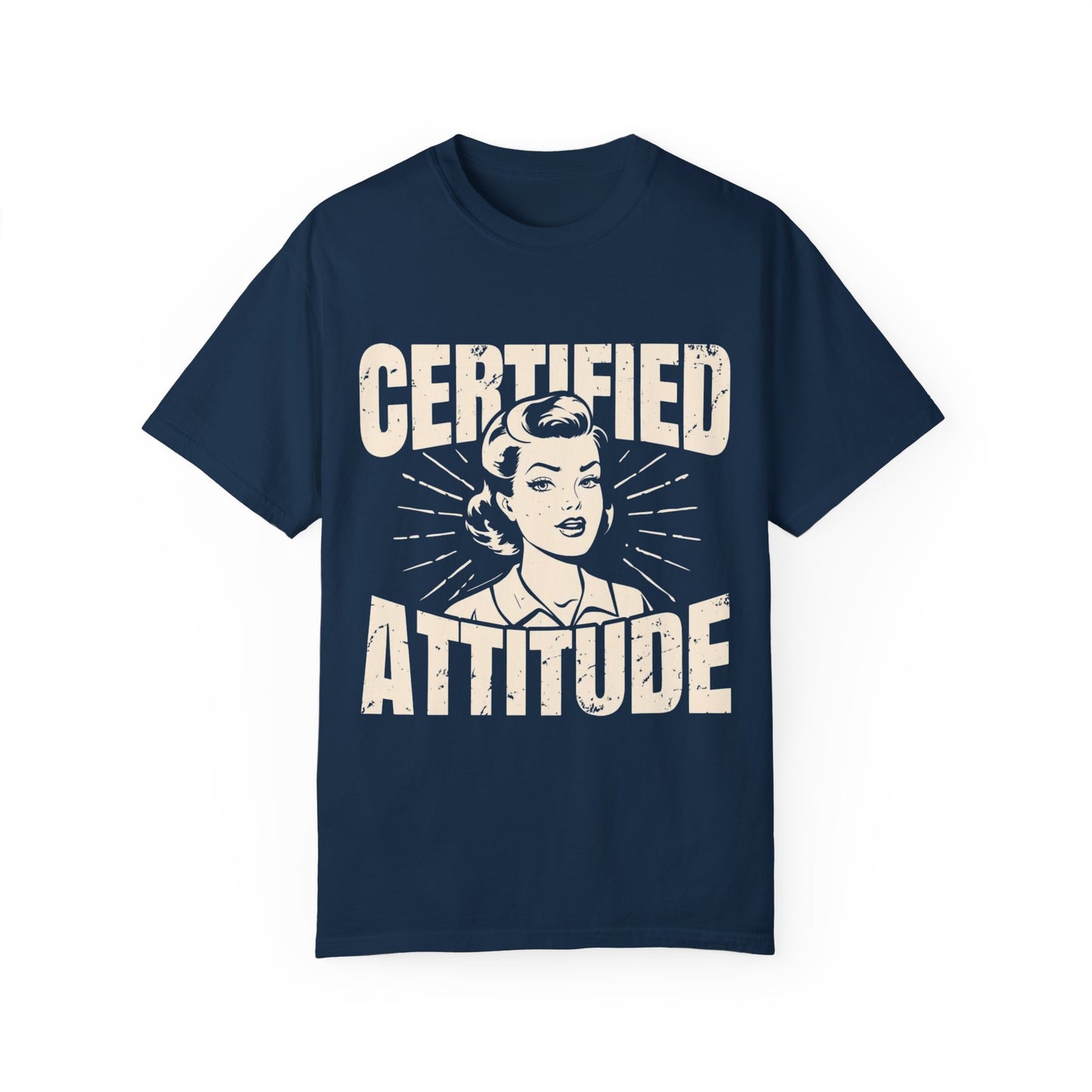 Certified Attitud Garment-Dyed T-Shirt - Casual & Confident Style