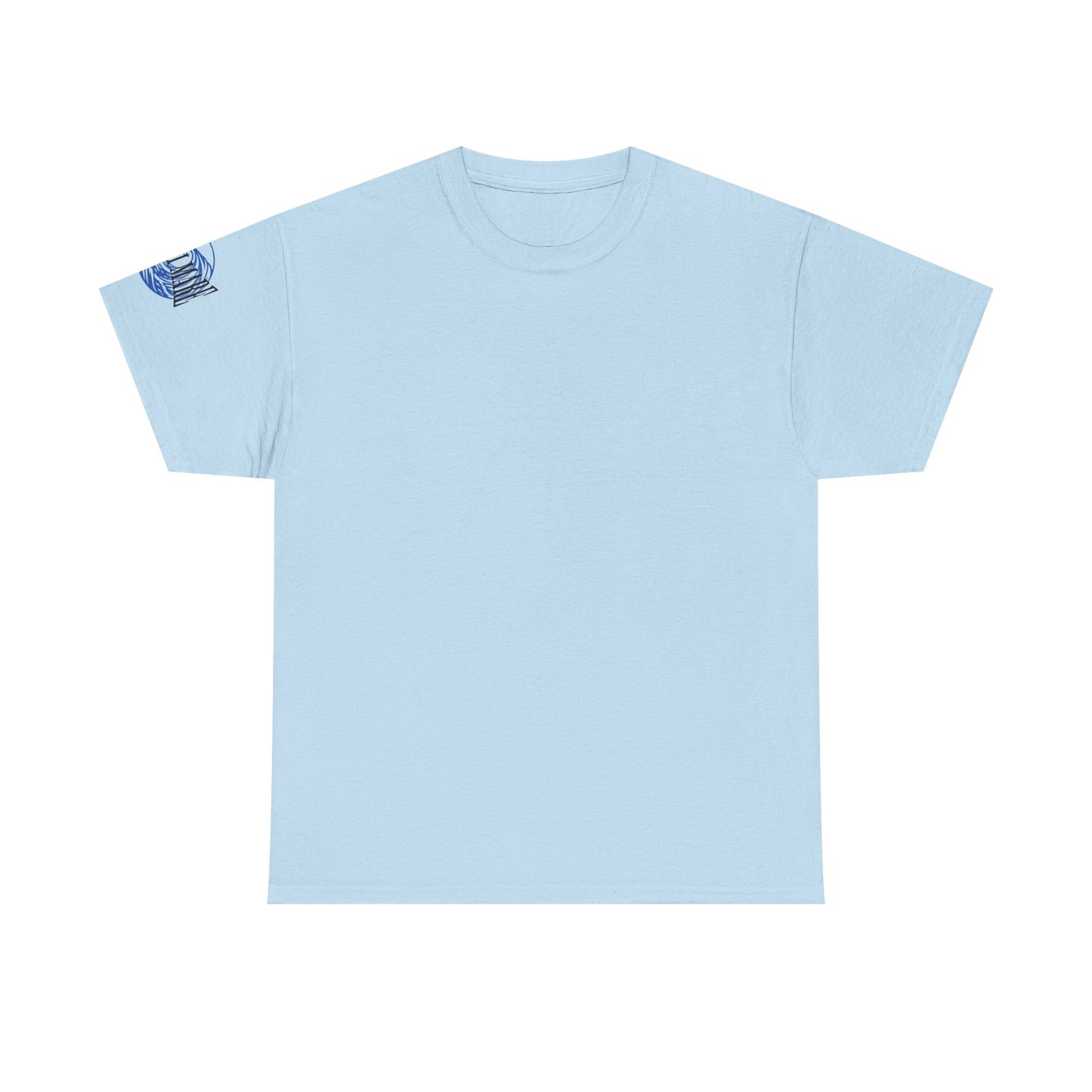Camiseta de algodón grueso Lupo di Mare: camiseta gráfica Ocean Vibes