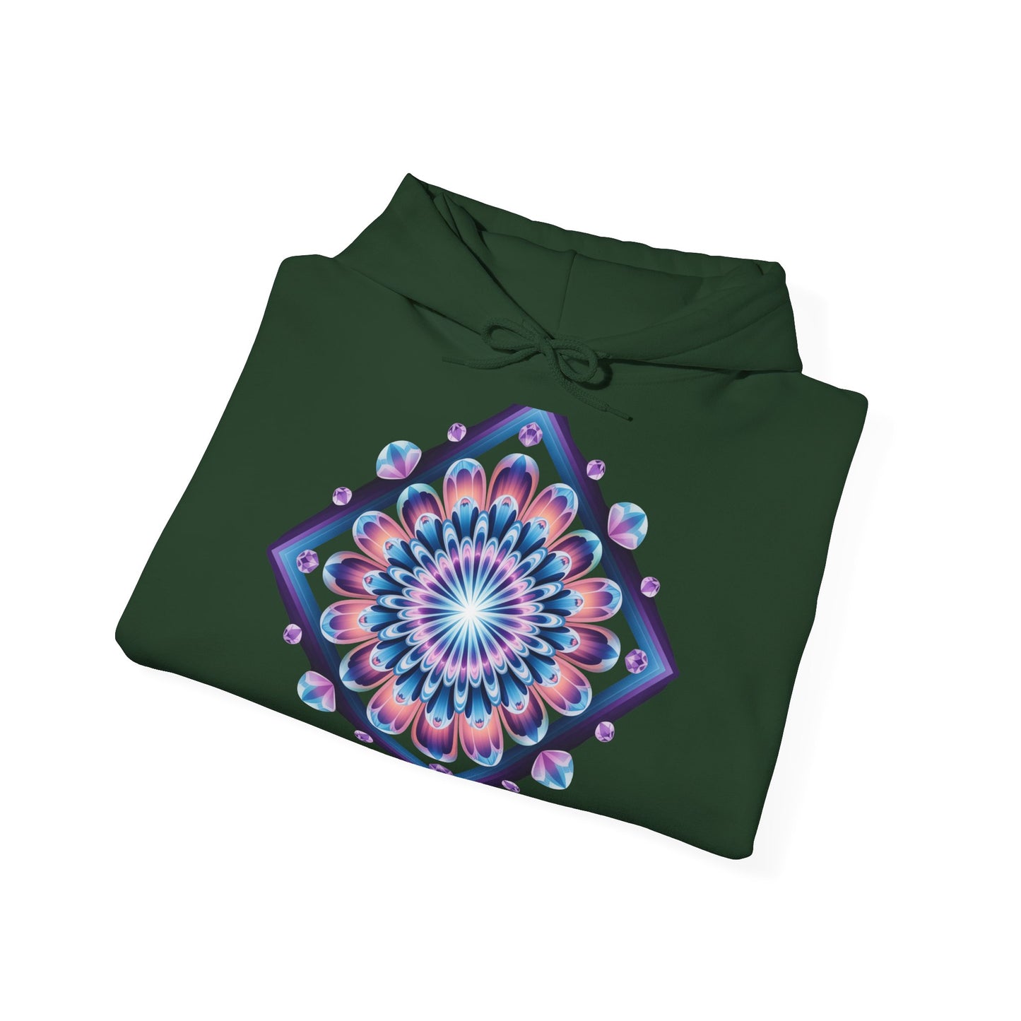 Mandala Hoodie for Comfort & Style, Cozy Wear, Gift for Her, Unique Sweatshirt, Festival Outfit, Everyday Fashion