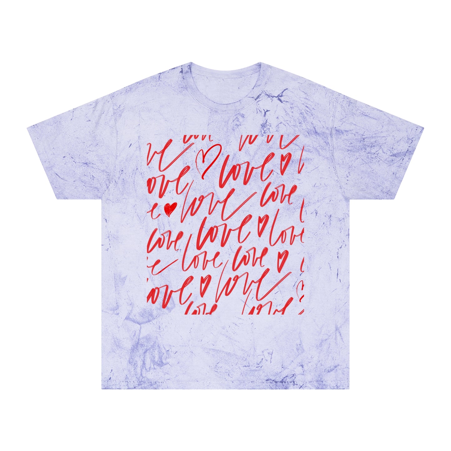 Camiseta Color Blast Love para almas apasionadas
