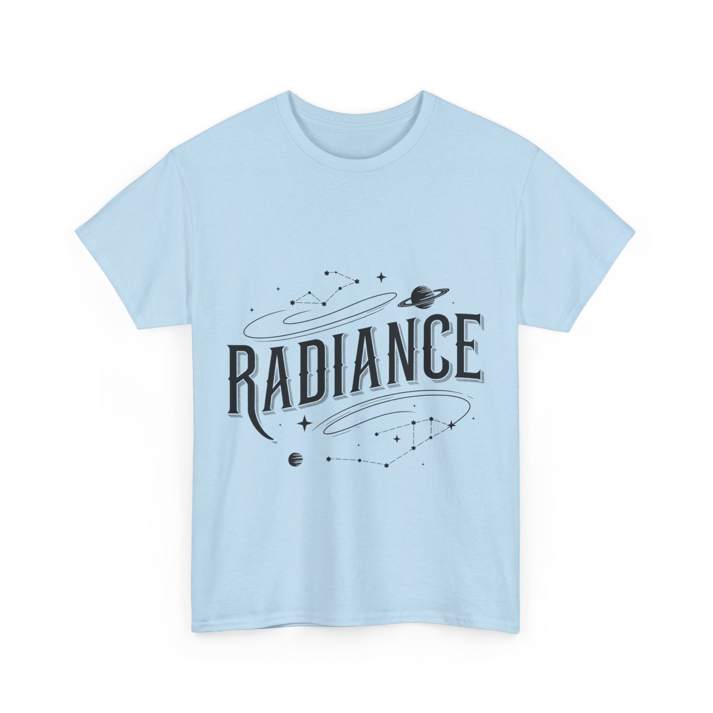 Radiance Unisex Heavy Cotton Tee - Cosmic Design for Star Gazers