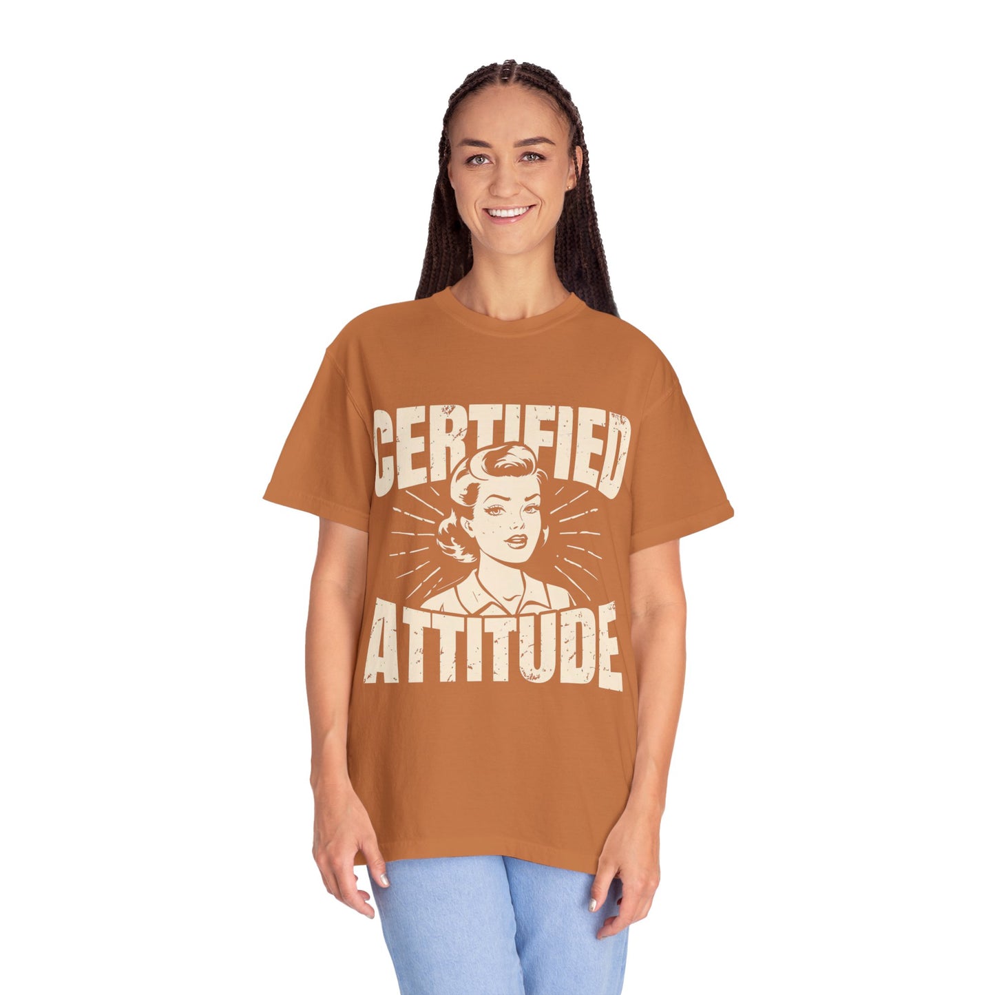 Certified Attitud Garment-Dyed T-Shirt - Casual & Confident Style