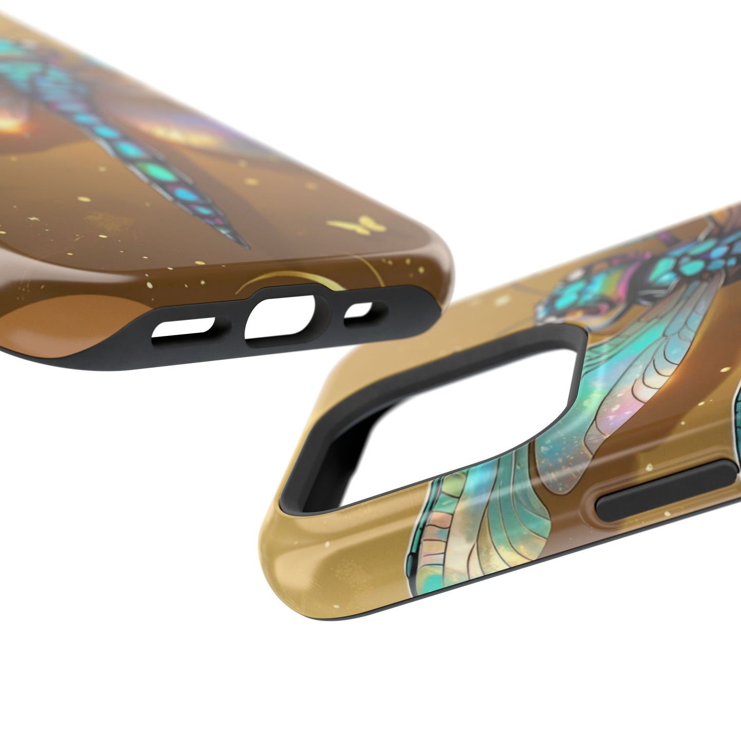 Dragonfly Magnetic Phone Case, Colorful Phone Cover, Gift for Nature Lovers, Unique Phone Accessory, Eco-Friendly Design