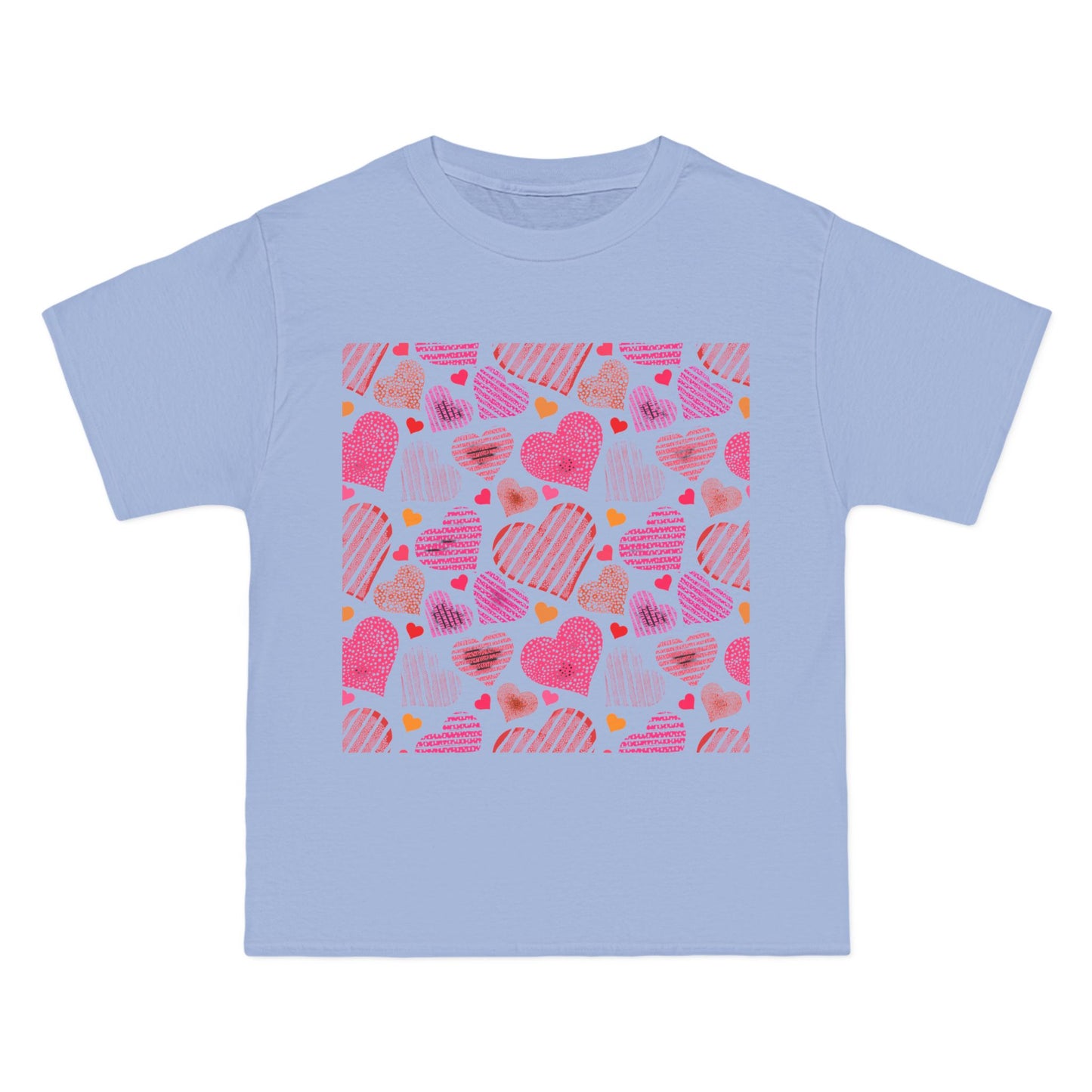 Cute Heart Pattern Short-Sleeve T-Shirt