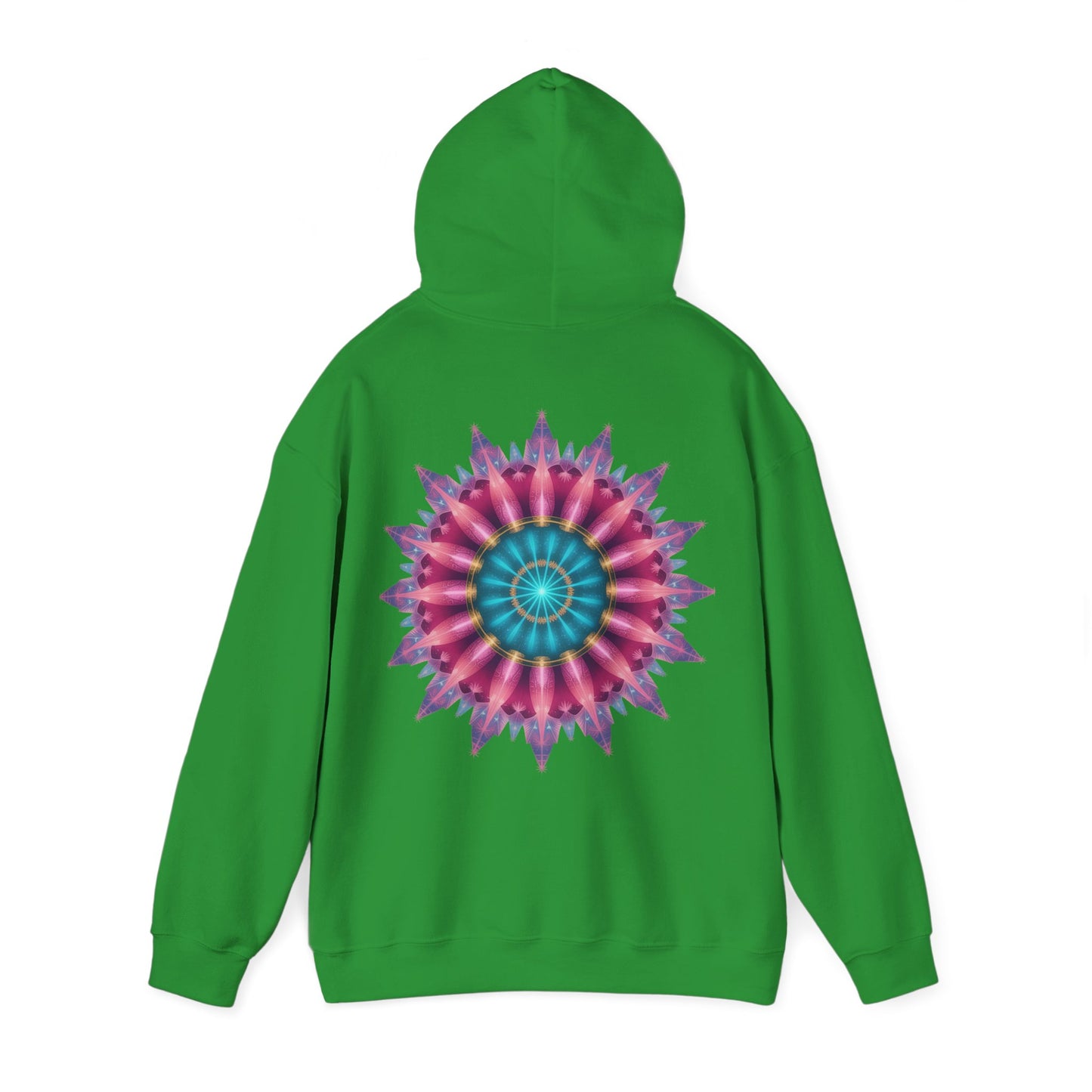 Colorful Mandala Hoodie - Cozy Unisex Heavy Blend™ Sweatshirt for Comfy Days, Gift for Art Lovers, Casual Wear, Festival Apparel