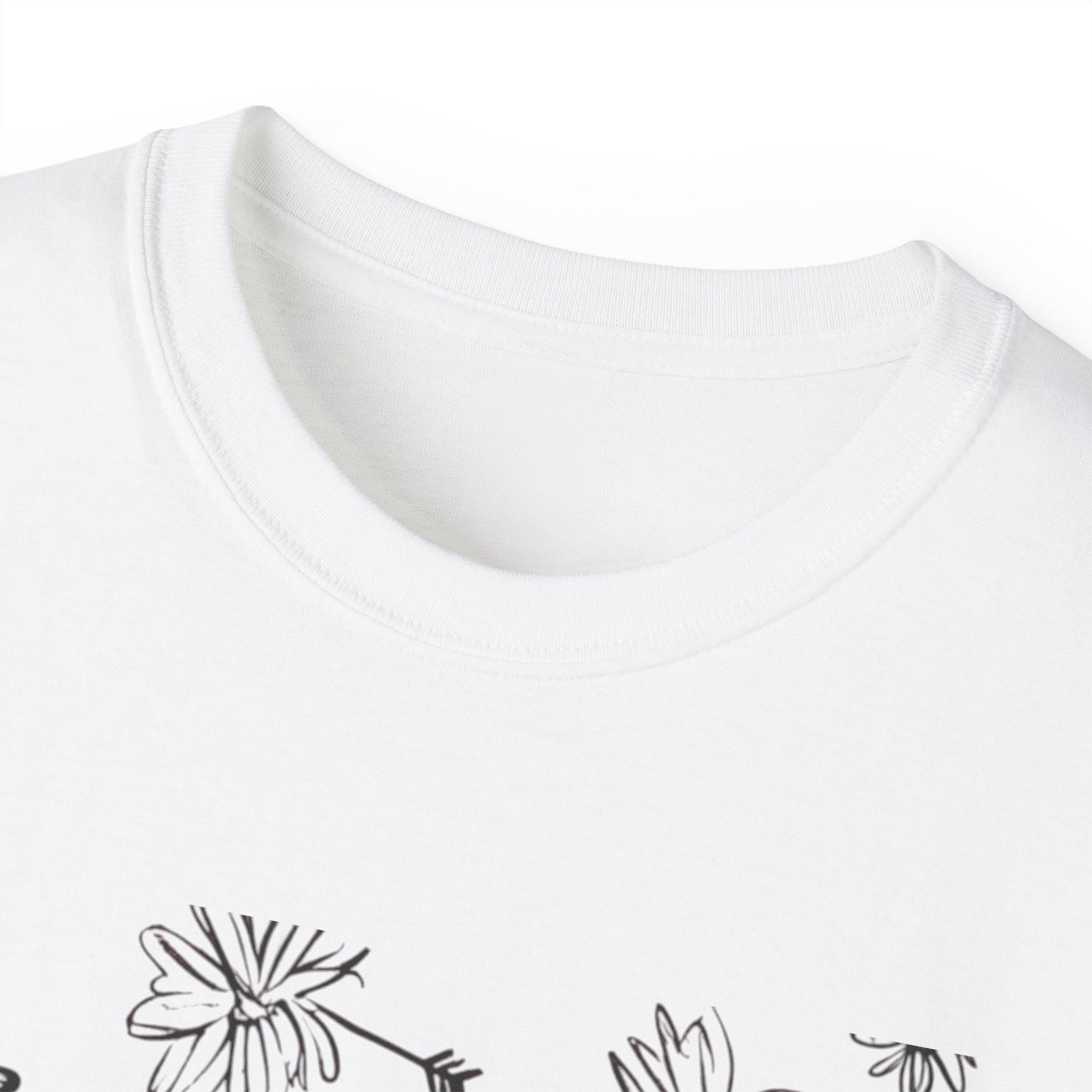 Maglietta Love Floral Ultra Cotton - Maglietta carina e comoda per ogni occasione