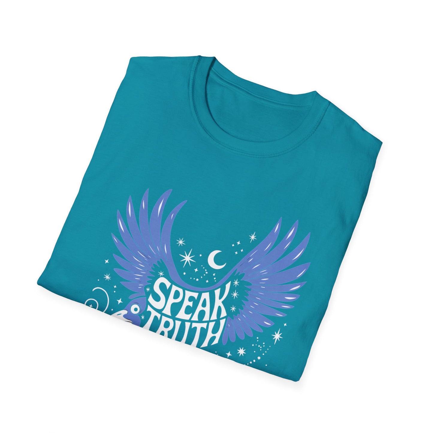Blue Bird Graphic Womens T-Shirt, Casual Wear, Gift for Bird Lovers, Nature-Themed Apparel, Comfortable Everyday Tee
