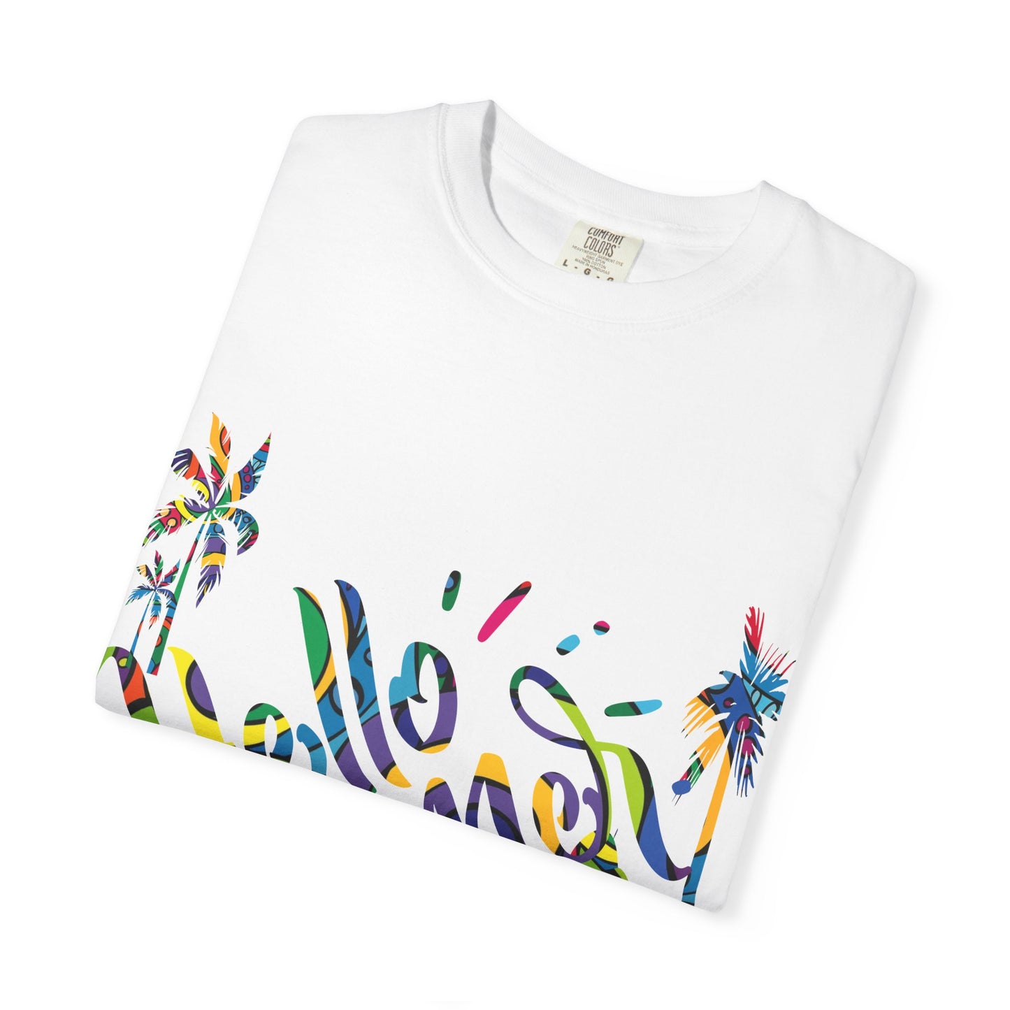 Gold Heart Pattern Women T-Shirt