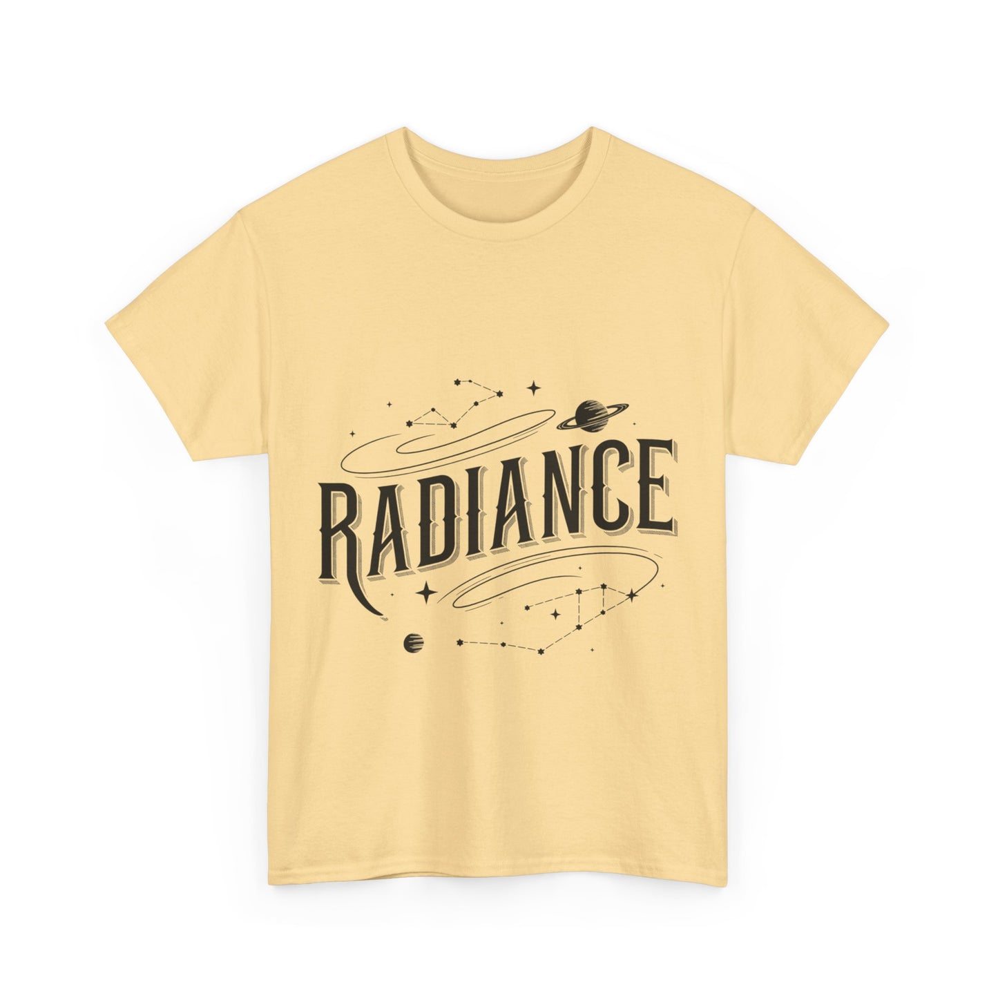 Radiance Unisex Heavy Cotton Tee - Cosmic Design for Star Gazers