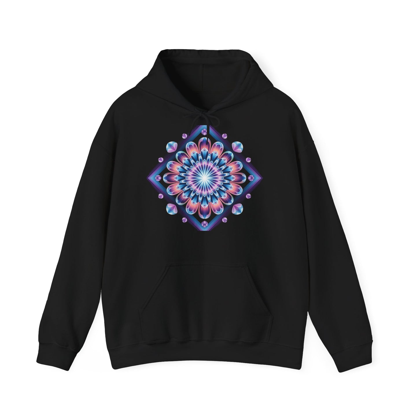 Mandala Hoodie for Comfort & Style, Cozy Wear, Gift for Her, Unique Sweatshirt, Festival Outfit, Everyday Fashion
