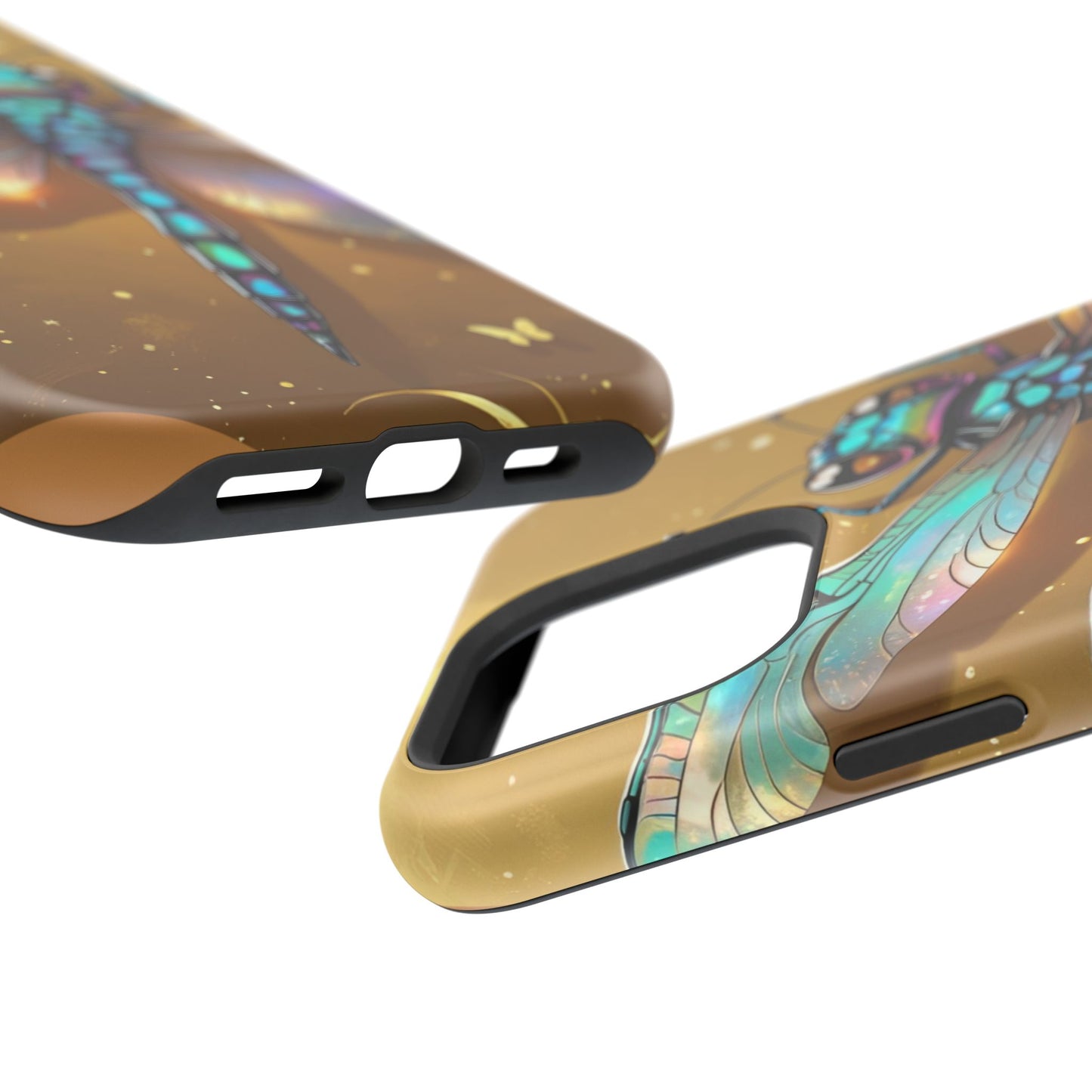 Dragonfly Magnetic Phone Case, Colorful Phone Cover, Gift for Nature Lovers, Unique Phone Accessory, Eco-Friendly Design