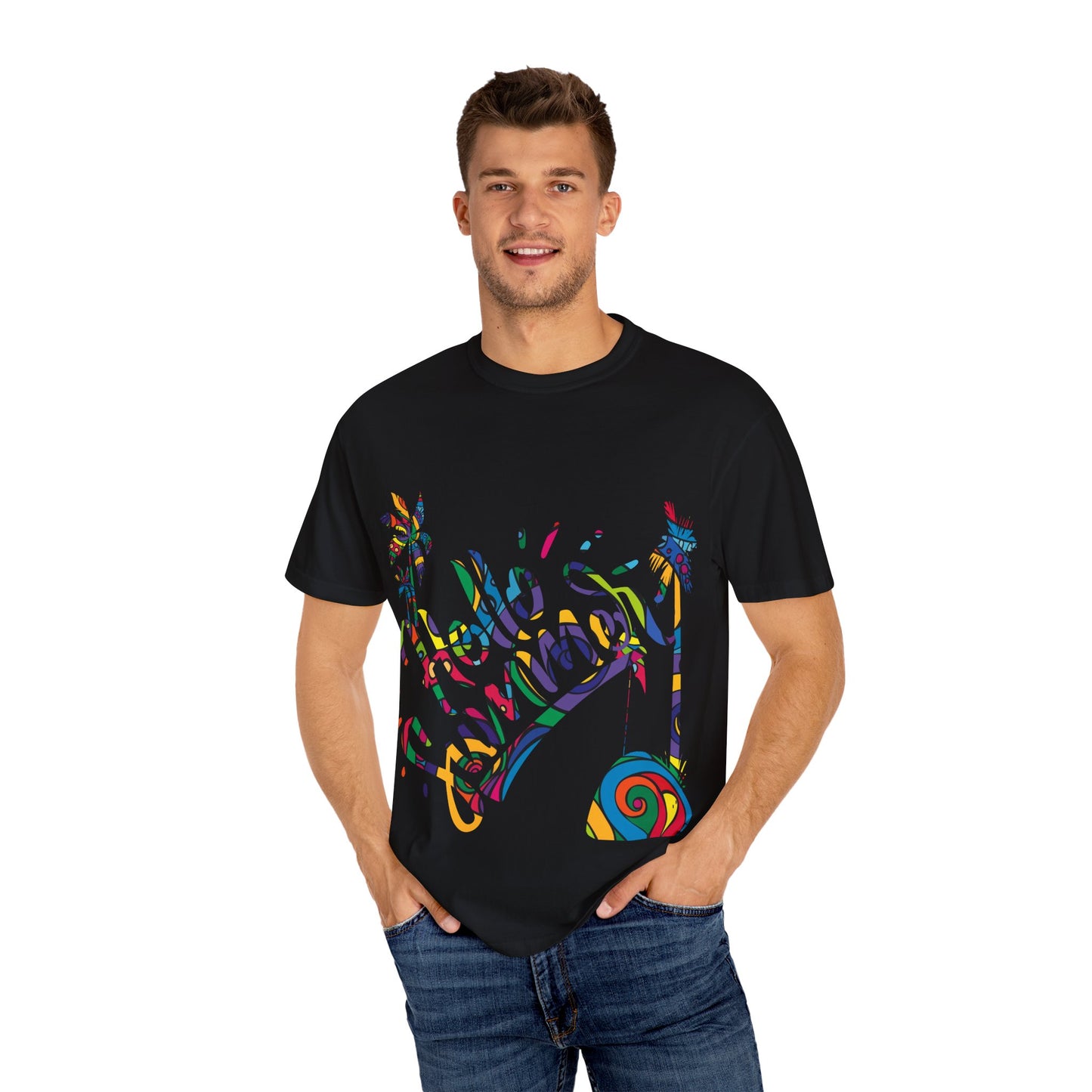 T-shirt da donna con motivo a cuore dorato - Perfetta per San Valentino e per l'amore quotidiano