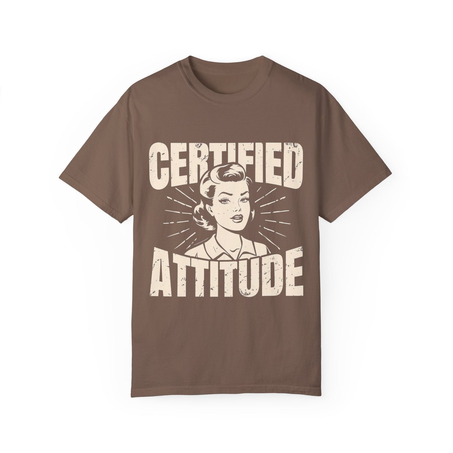Certified Attitud Garment-Dyed T-Shirt - Casual & Confident Style