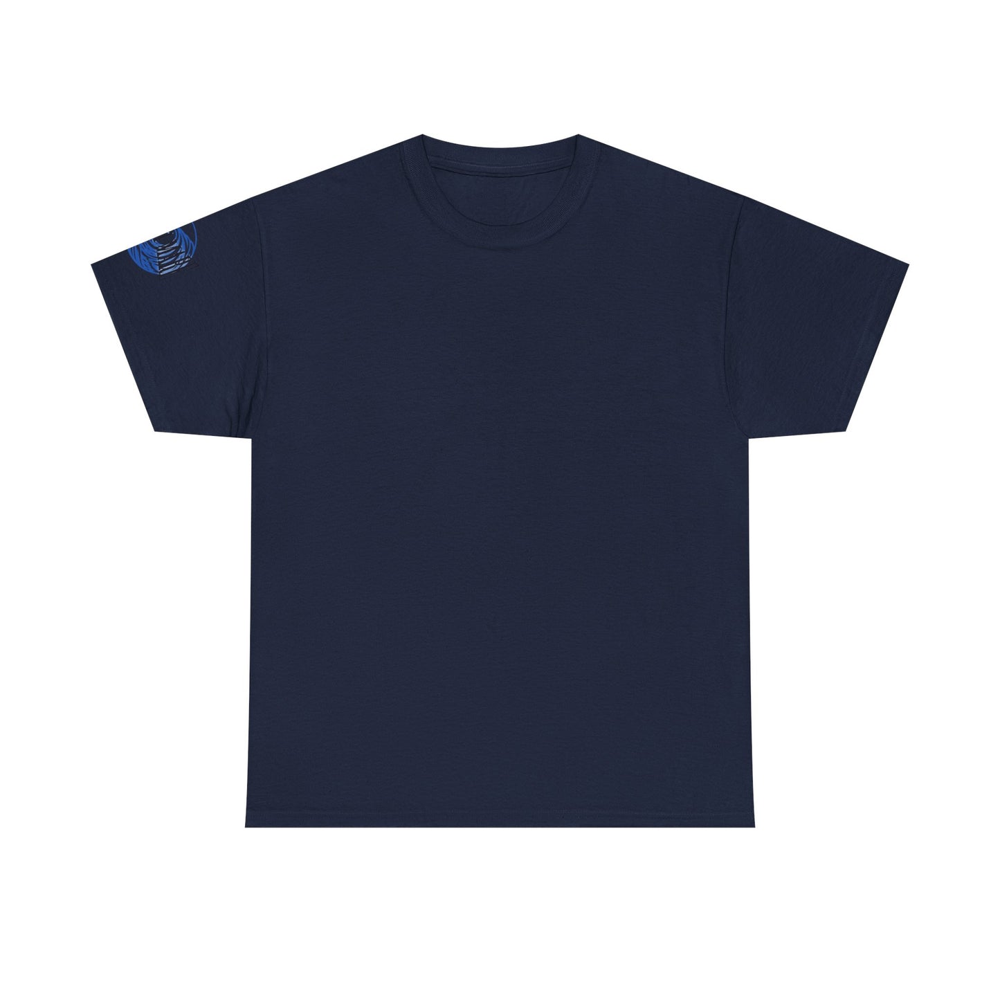 Camiseta de algodón grueso Lupo di Mare: camiseta gráfica Ocean Vibes