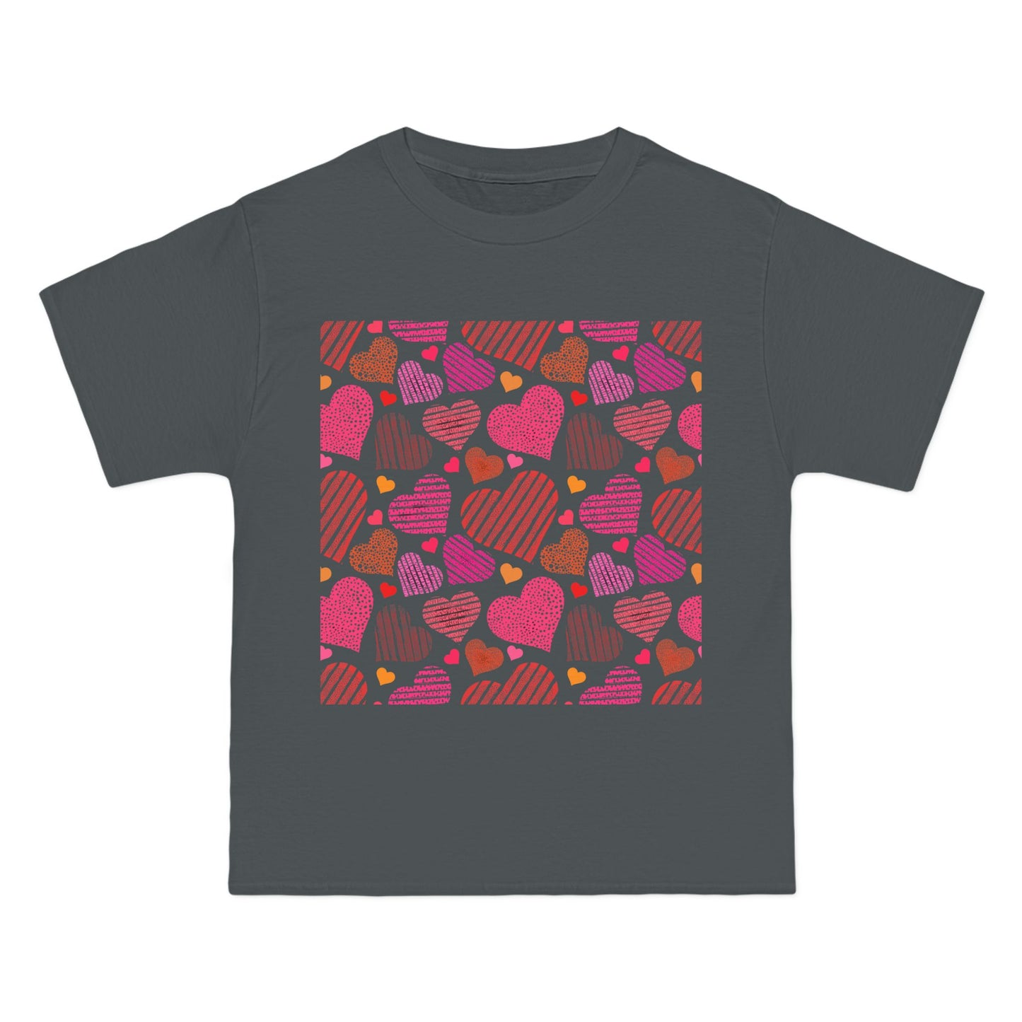 Cute Heart Pattern Short-Sleeve T-Shirt