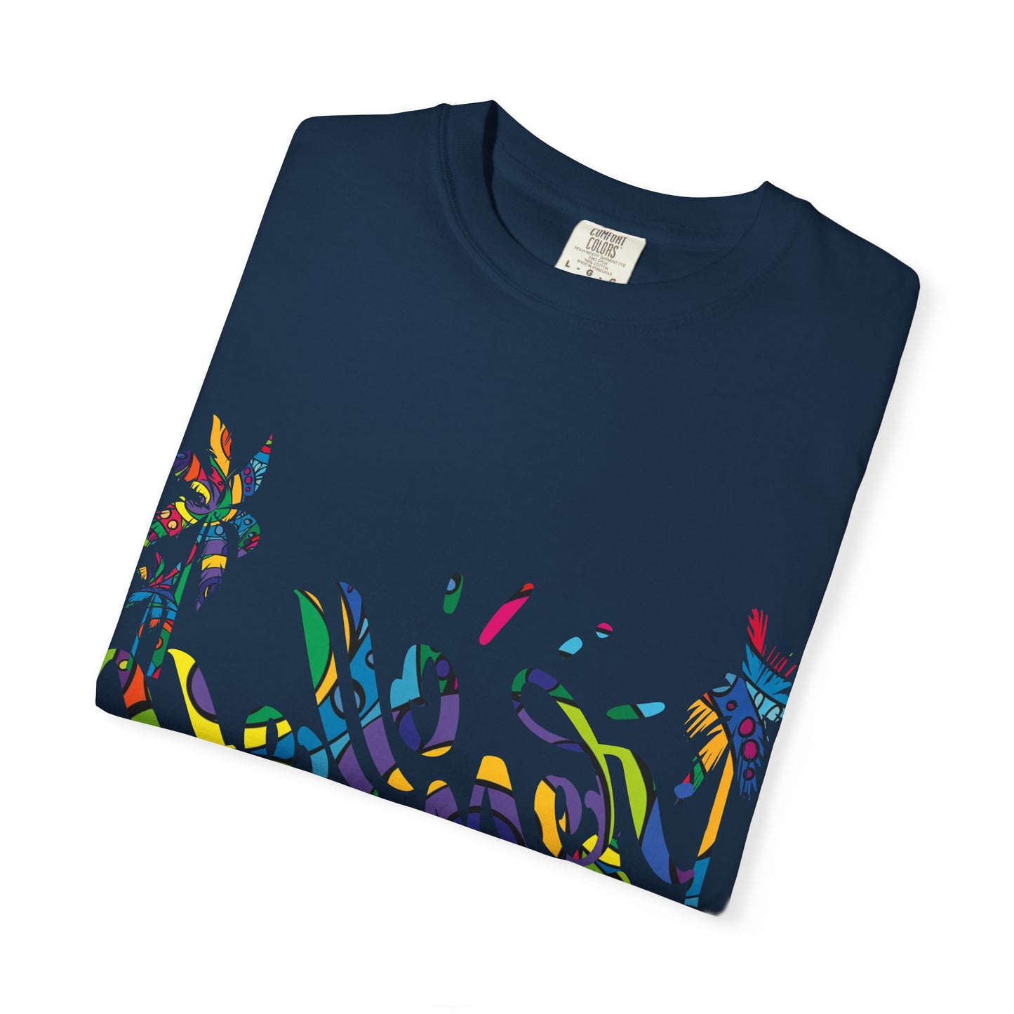 Gold Heart Pattern Women T-Shirt