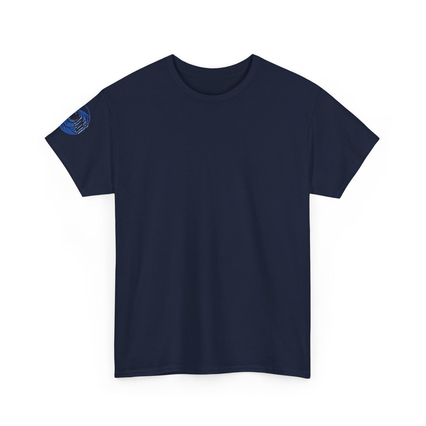 Camiseta de algodón grueso Lupo di Mare: camiseta gráfica Ocean Vibes