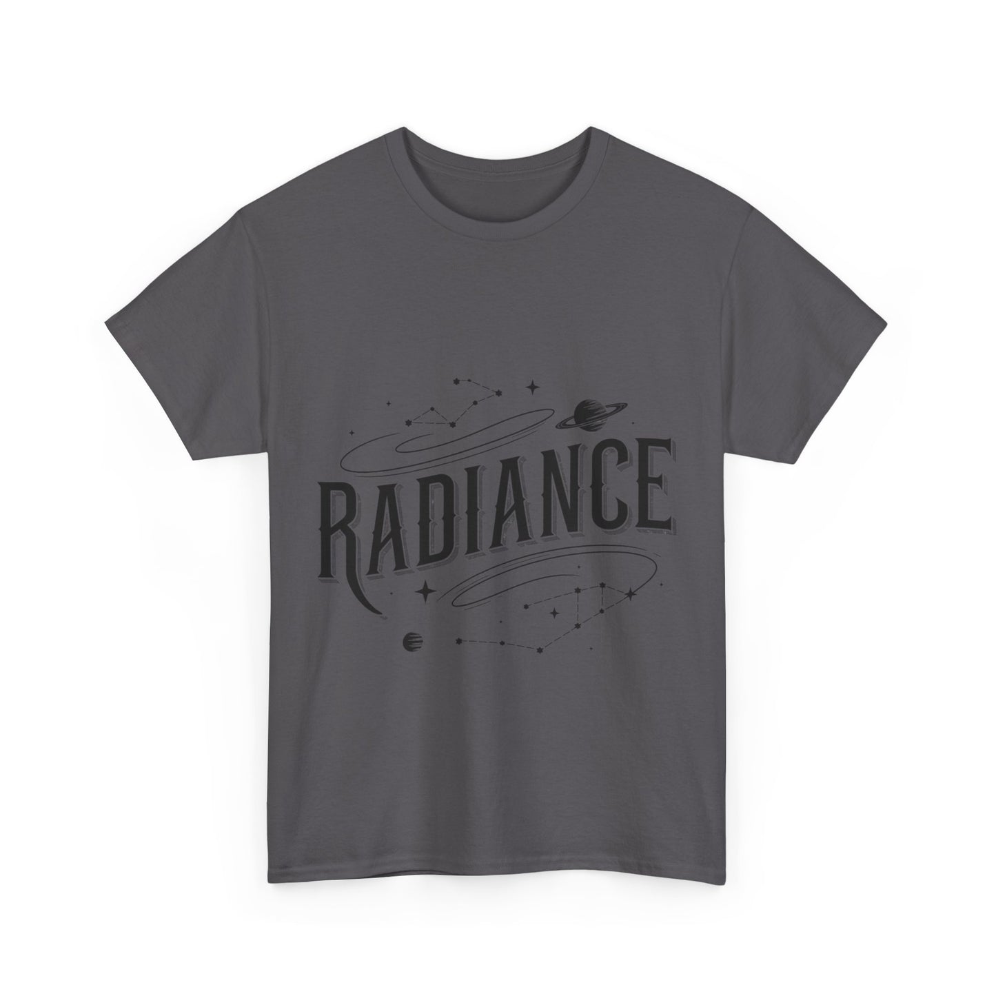 Radiance Unisex Heavy Cotton Tee - Cosmic Design for Star Gazers