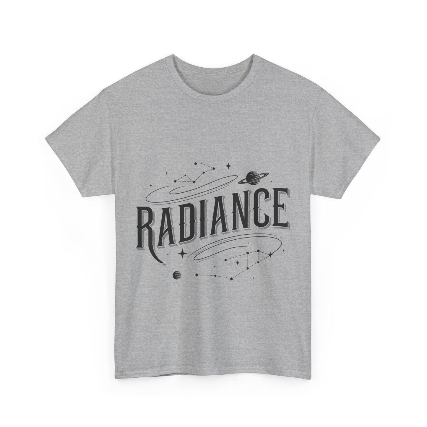 Radiance Unisex Heavy Cotton Tee - Cosmic Design for Star Gazers
