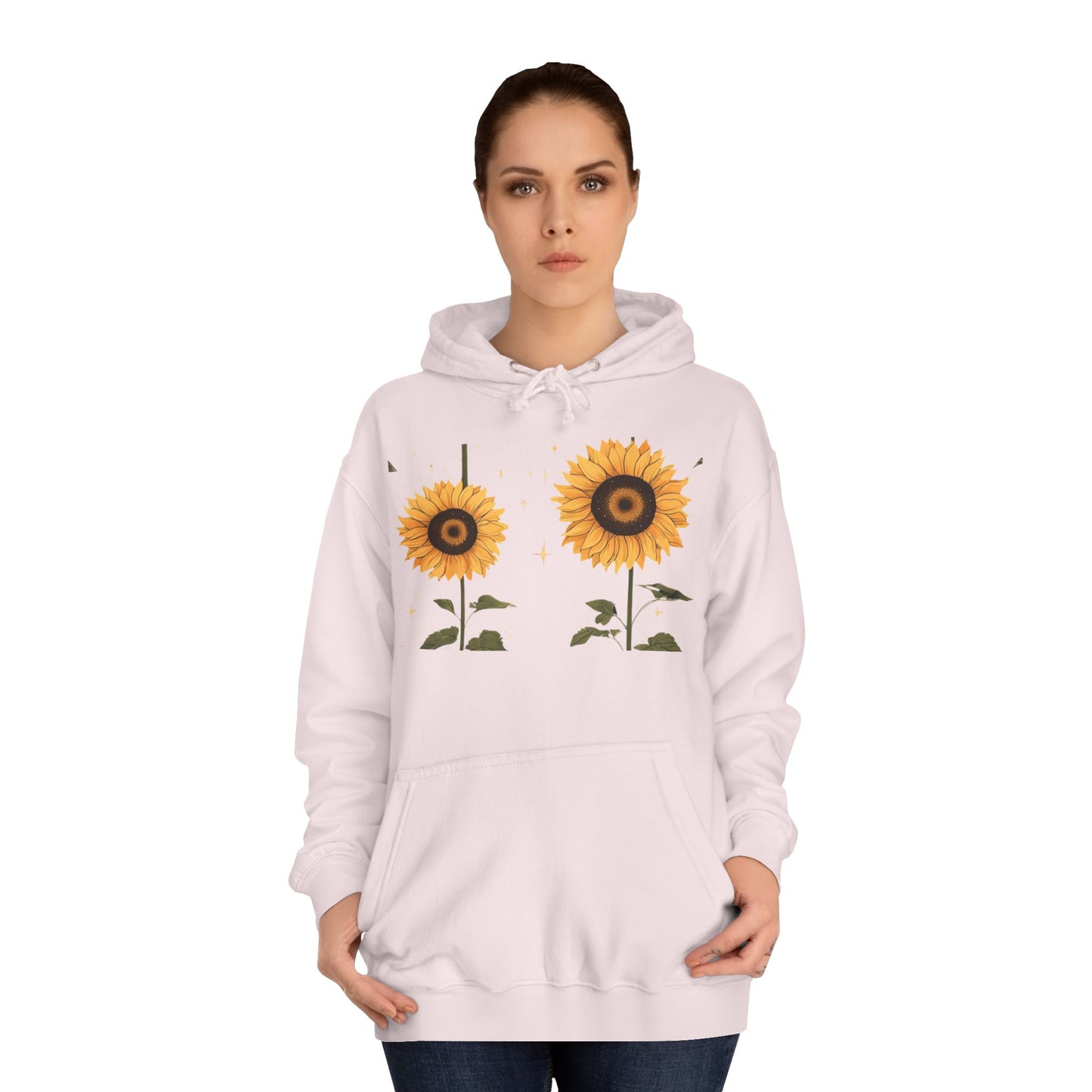 Bonita sudadera con capucha universitaria con lazo rosa: elegante y cómoda