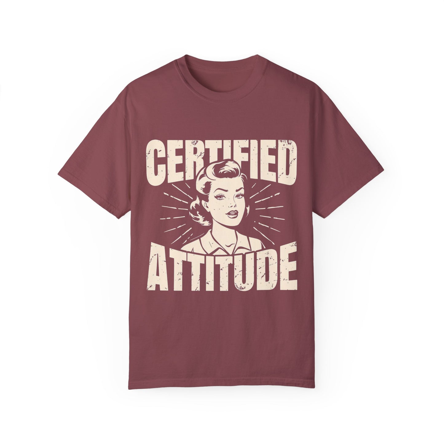Certified Attitud Garment-Dyed T-Shirt - Casual & Confident Style