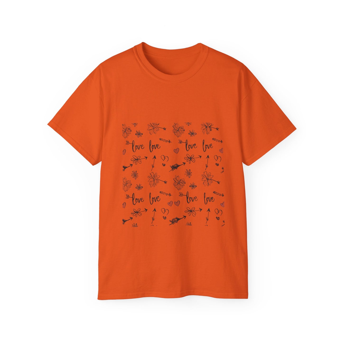 Love Floral Ultra Cotton Tee - Cute & Comfortable Shirt for Every Occasion