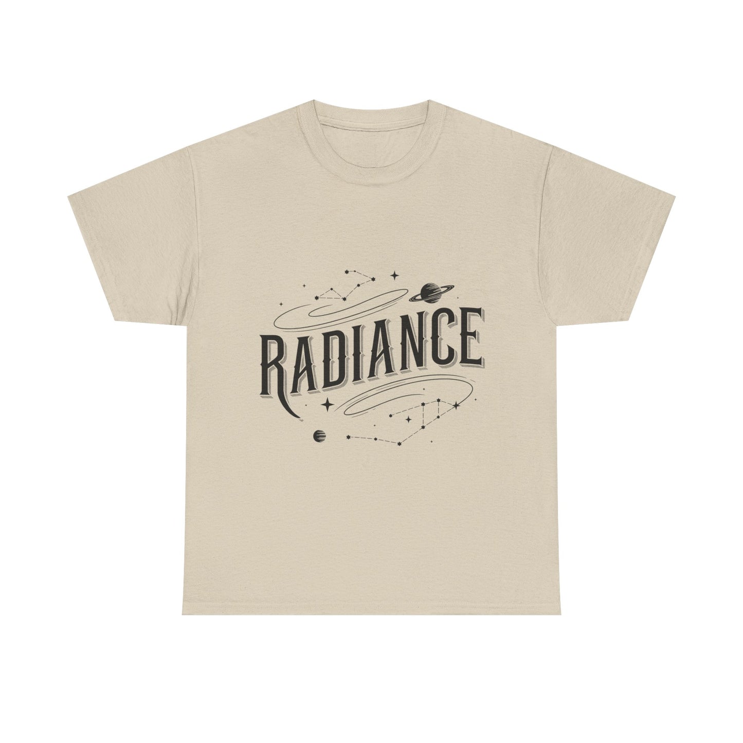 Radiance Unisex Heavy Cotton Tee - Cosmic Design for Star Gazers