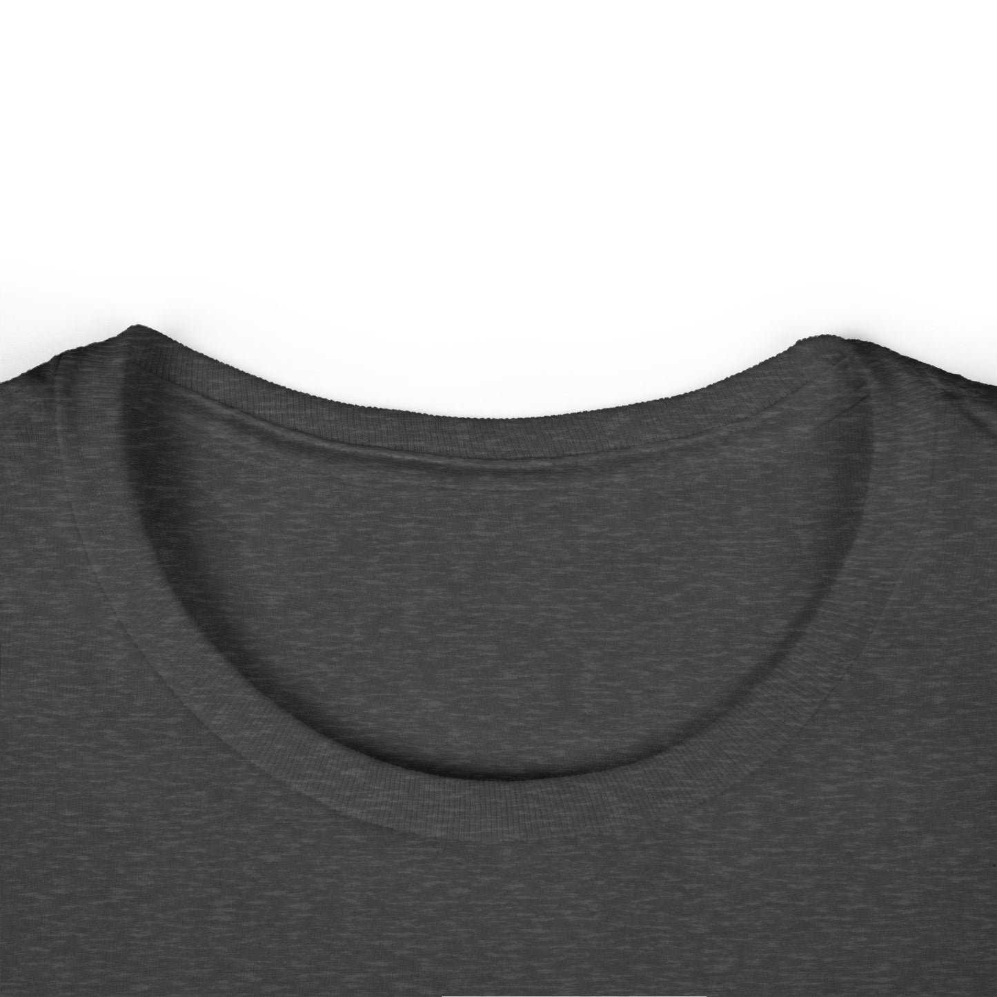 Camiseta suave para mujer con billetera cerrada y corazón abierto: linda camisa informal para uso diario