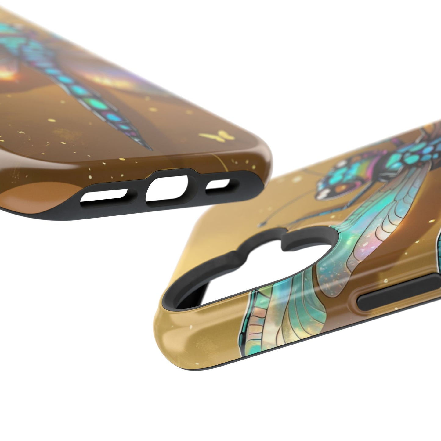 Dragonfly Magnetic Phone Case, Colorful Phone Cover, Gift for Nature Lovers, Unique Phone Accessory, Eco-Friendly Design