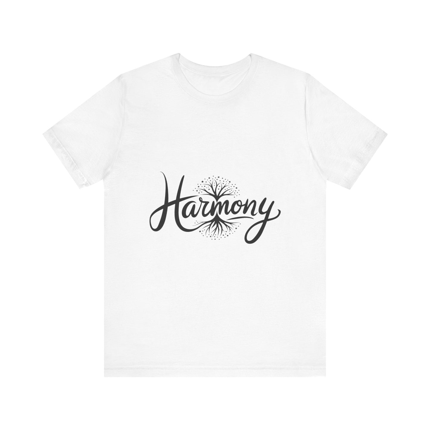 Harmony Unisex Short Sleeve Tee - Comfortable Casual Wear for Positive Vibes