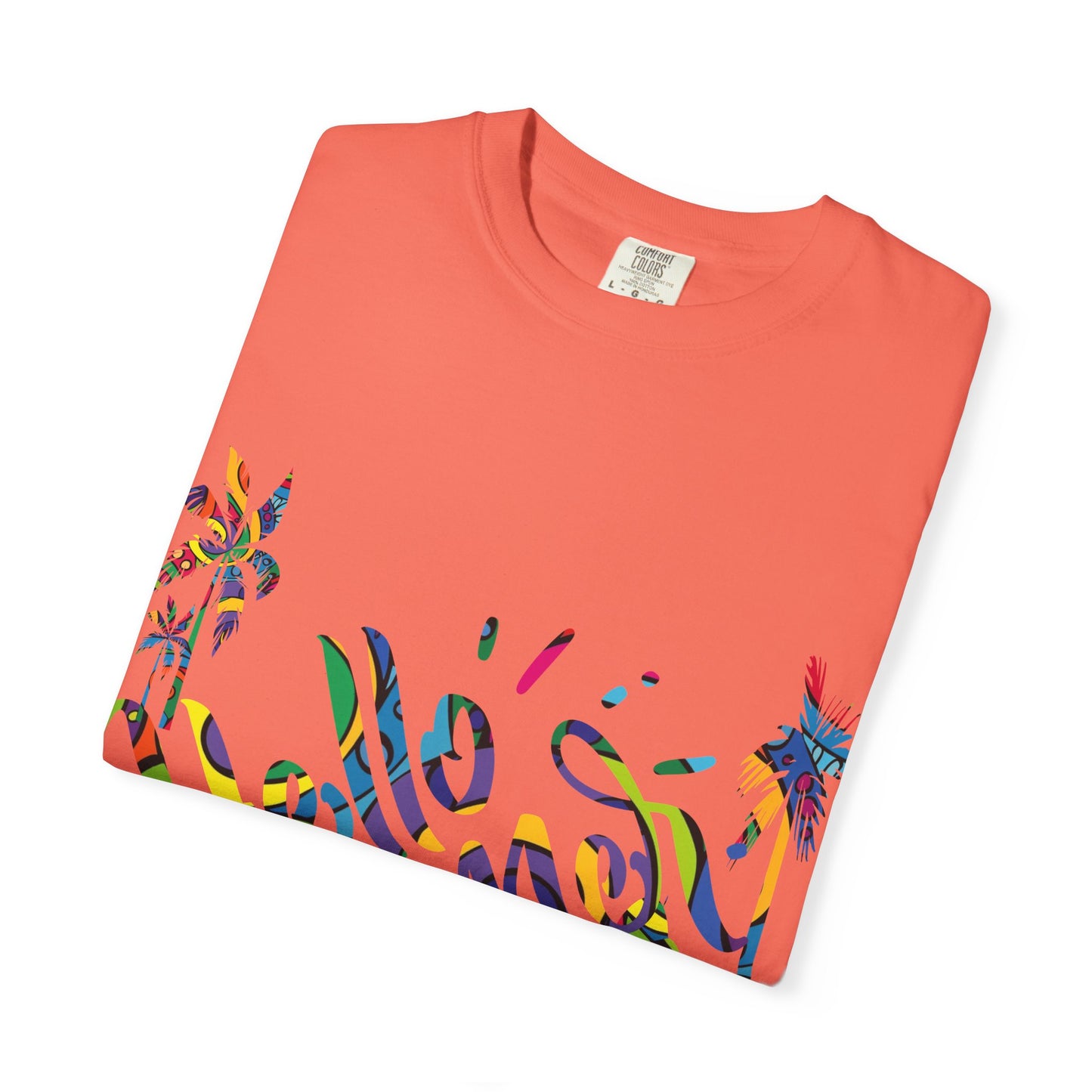 Gold Heart Pattern Women T-Shirt