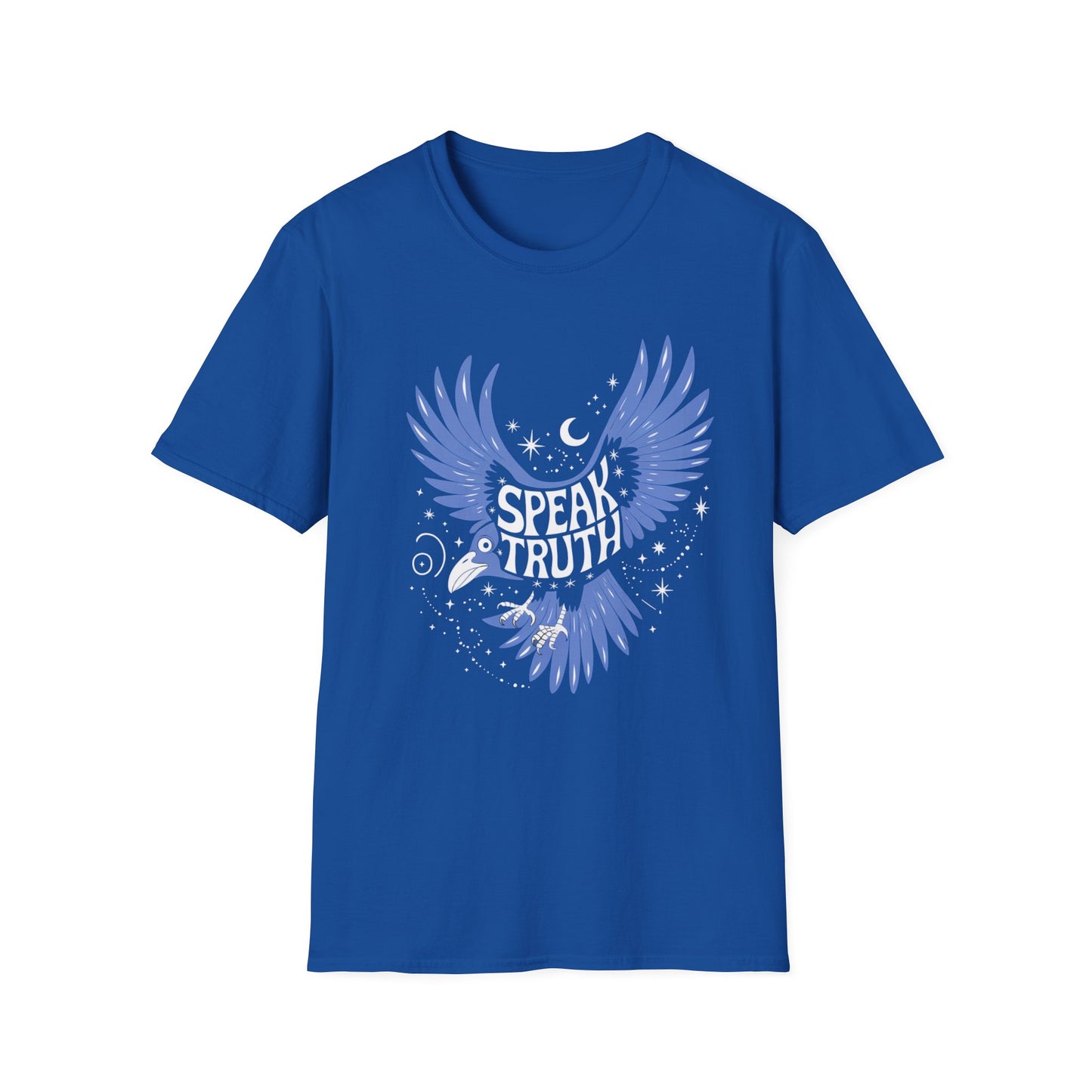Blue Bird Graphic Womens T-Shirt, Casual Wear, Gift for Bird Lovers, Nature-Themed Apparel, Comfortable Everyday Tee