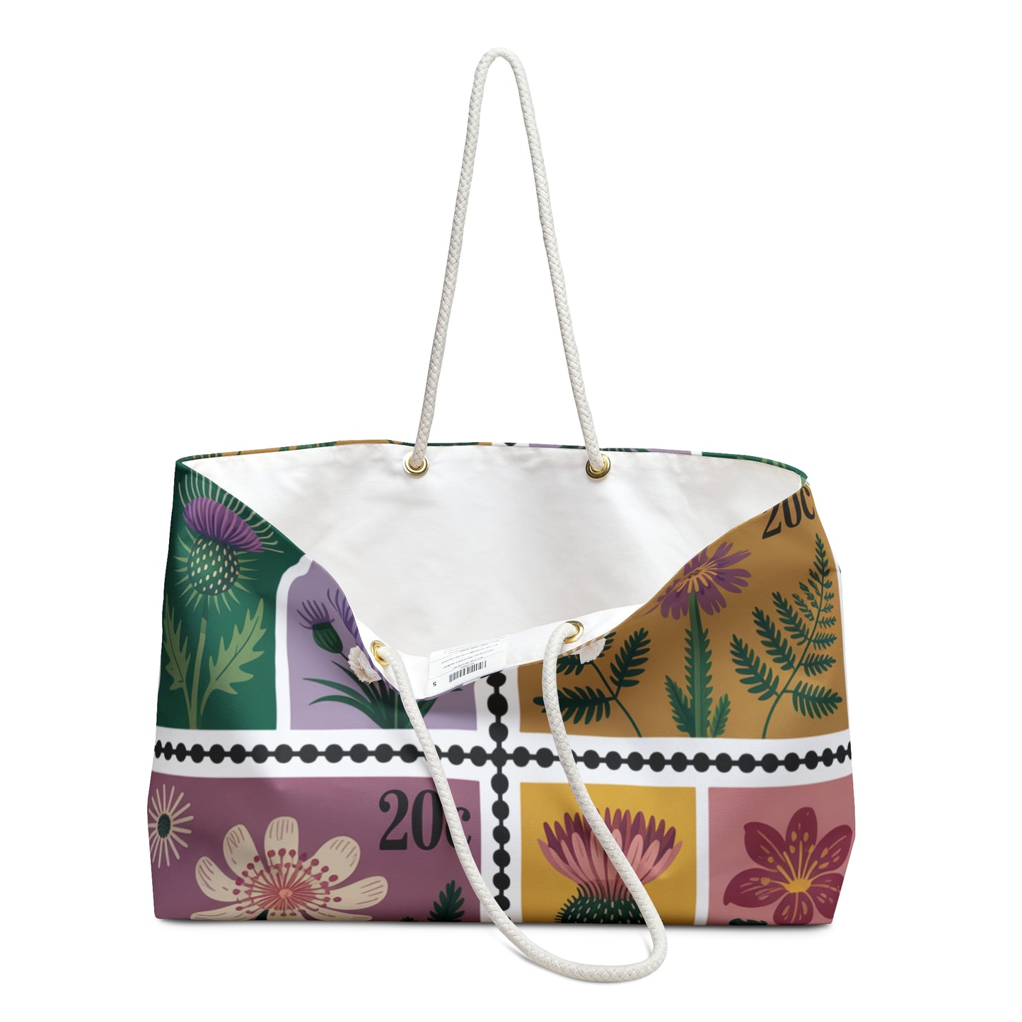 Vintage Floral Weekender Bag | Travel Tote | Beach Bag | Gym Bag | Gifts for Her | Eco-Friendly Tote