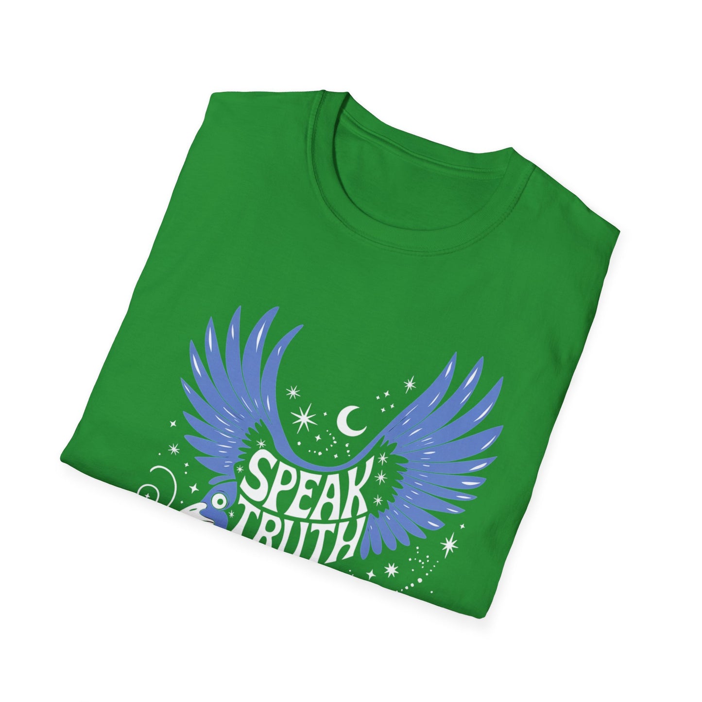 Blue Bird Graphic Womens T-Shirt, Casual Wear, Gift for Bird Lovers, Nature-Themed Apparel, Comfortable Everyday Tee