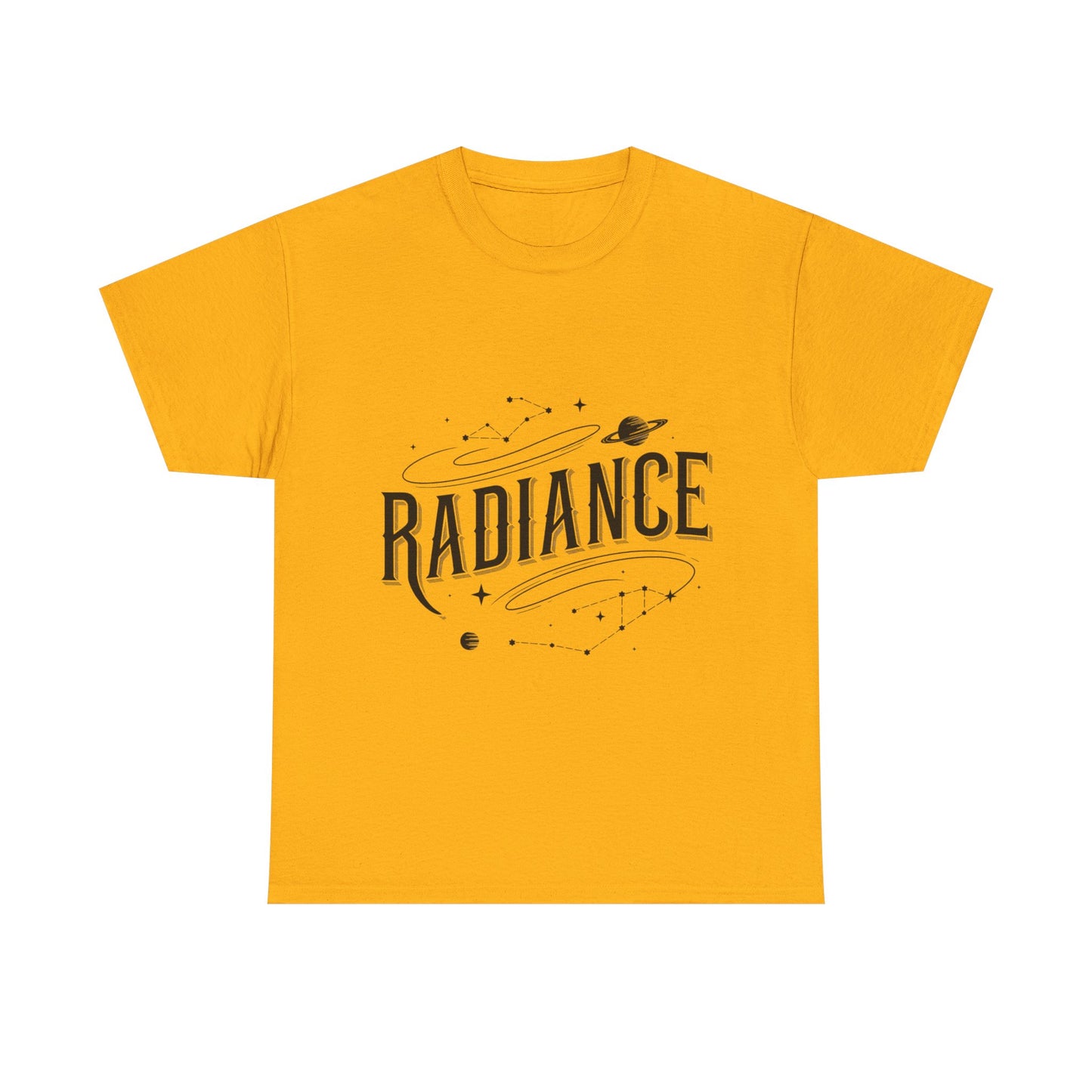 Radiance Unisex Heavy Cotton Tee - Cosmic Design for Star Gazers
