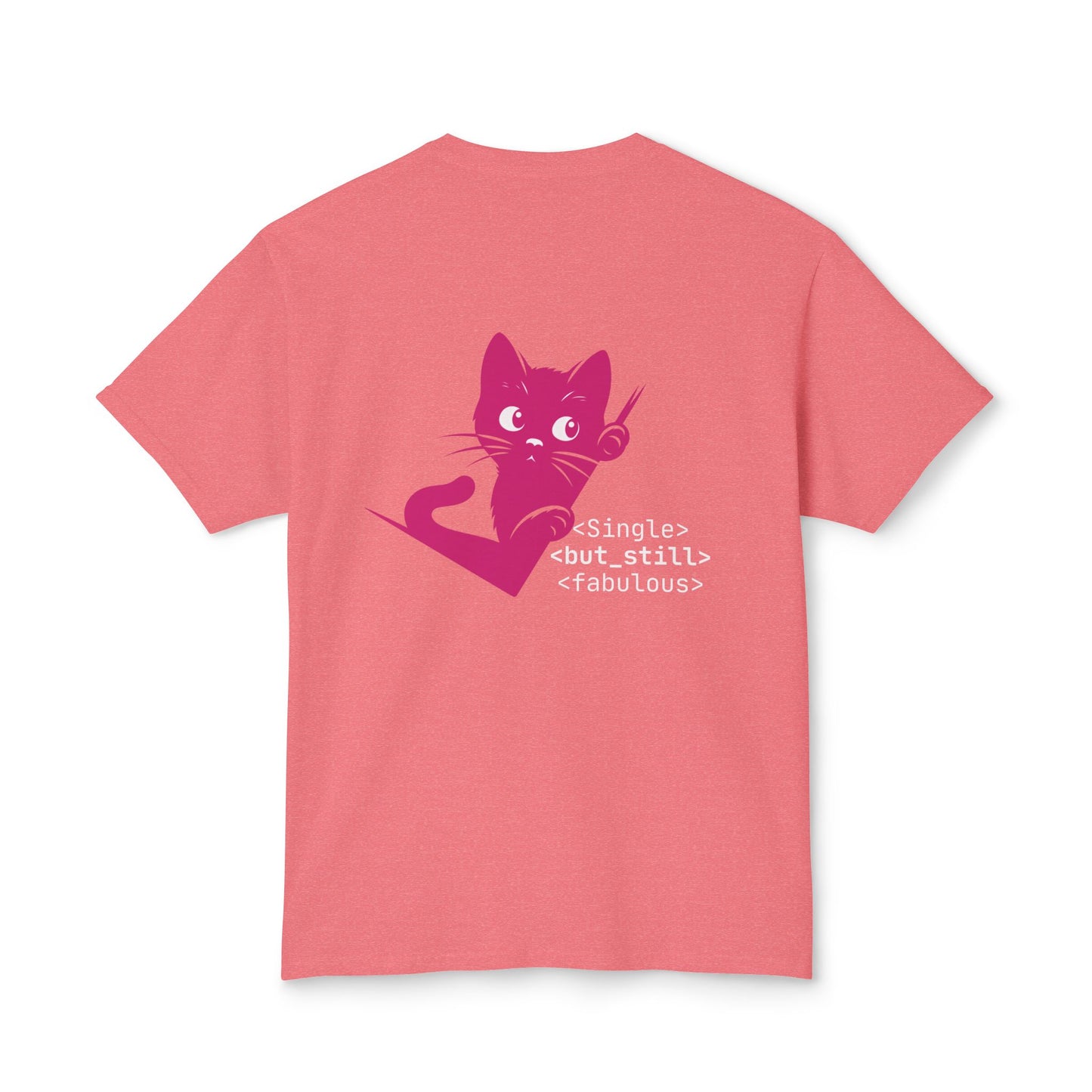 Single but Still Fabulous Cat T-Shirt | HD Cotton™ Tee