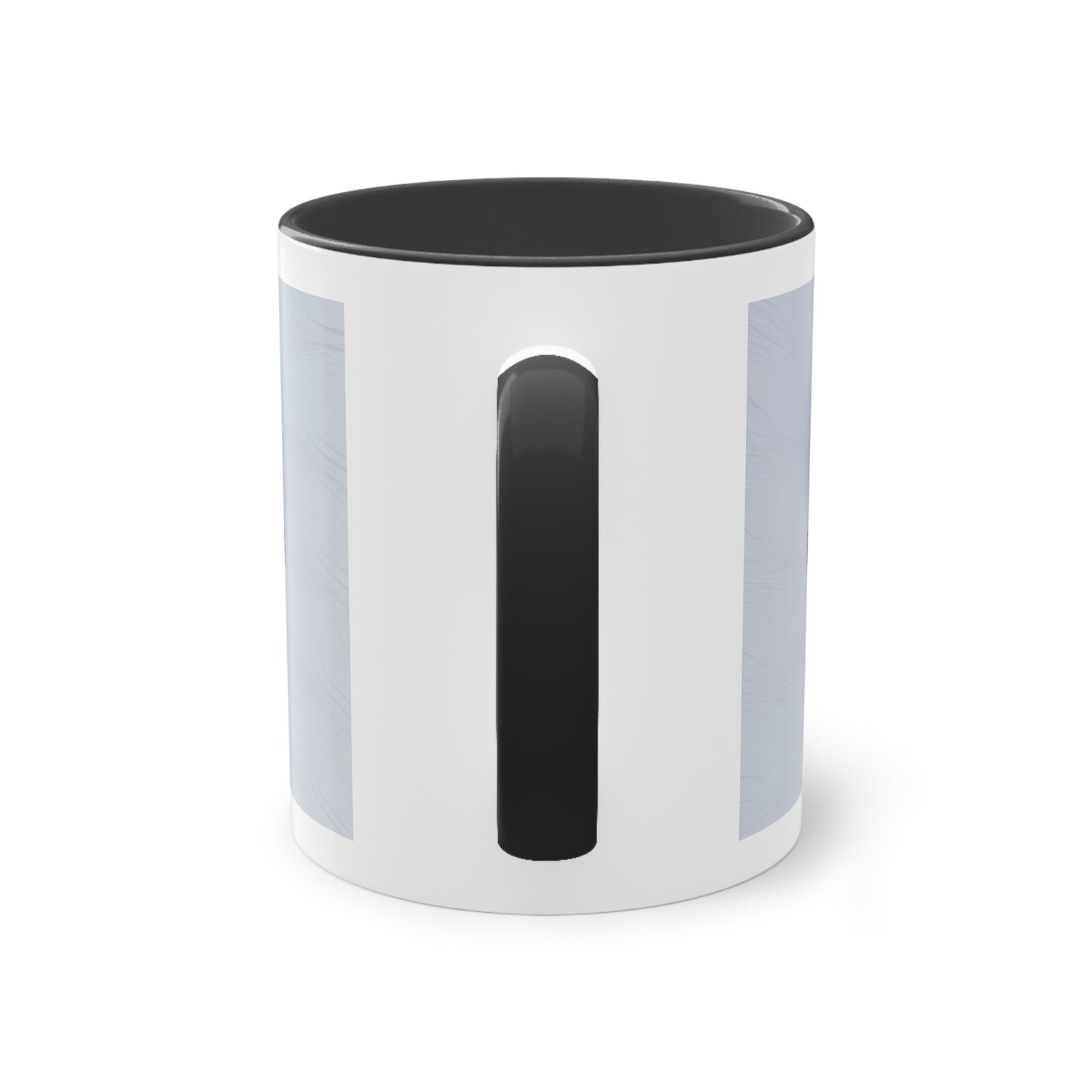 Kaleidoscope Two-Tone Coffee Mug - Vibrant Art Mug for Home & Office, Unique Gift for Coffee Lovers, Decorative Drinkware