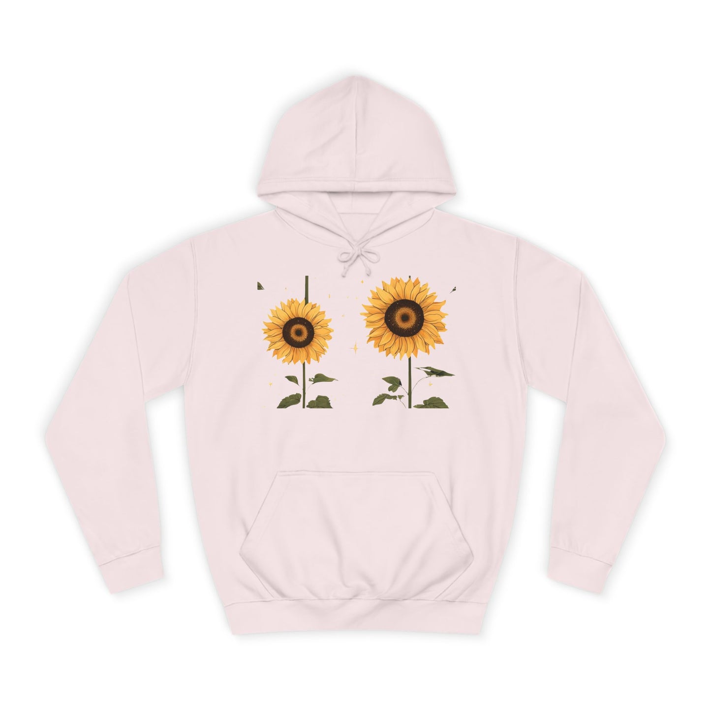 Cute Pink Bow College Hoodie - Stylish & Comfy