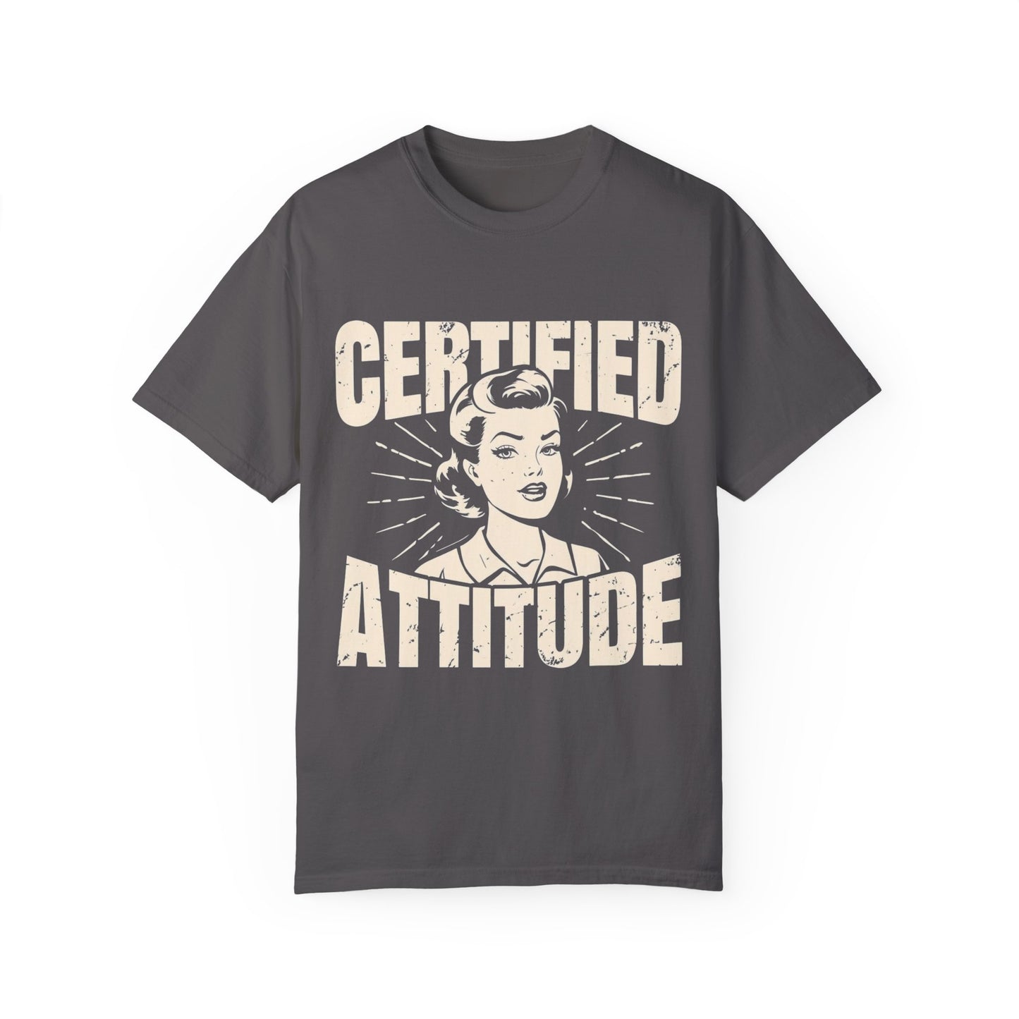 Certified Attitud Garment-Dyed T-Shirt - Casual & Confident Style