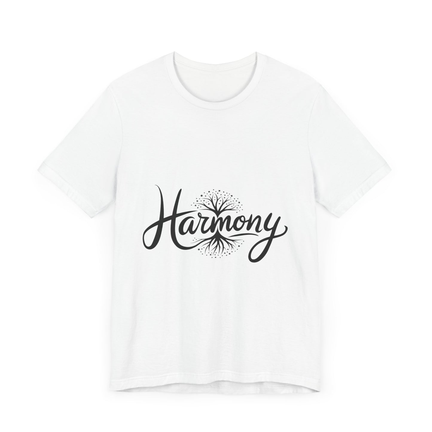Harmony Unisex Short Sleeve Tee - Comfortable Casual Wear for Positive Vibes