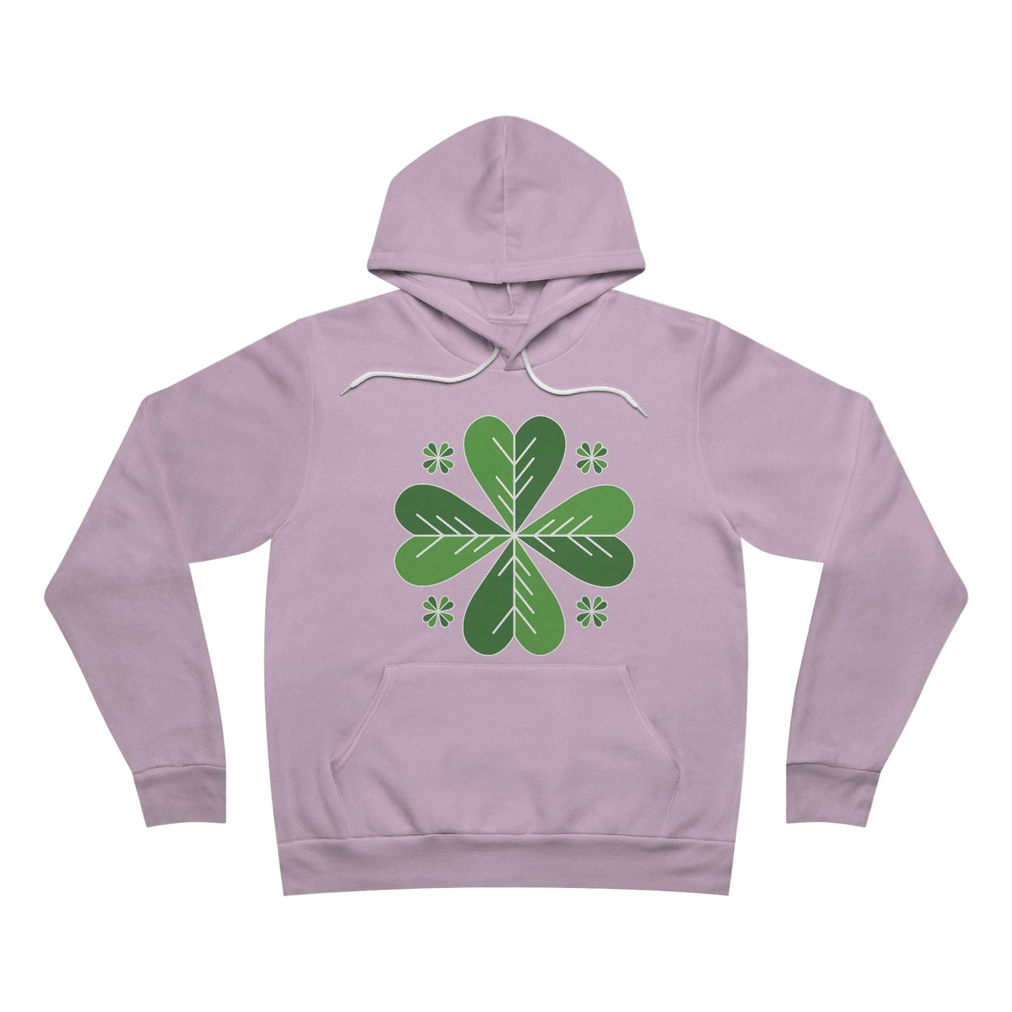 Sudadera con capucha de polar con estampado de corazones: cómoda y elegante para todas las ocasiones