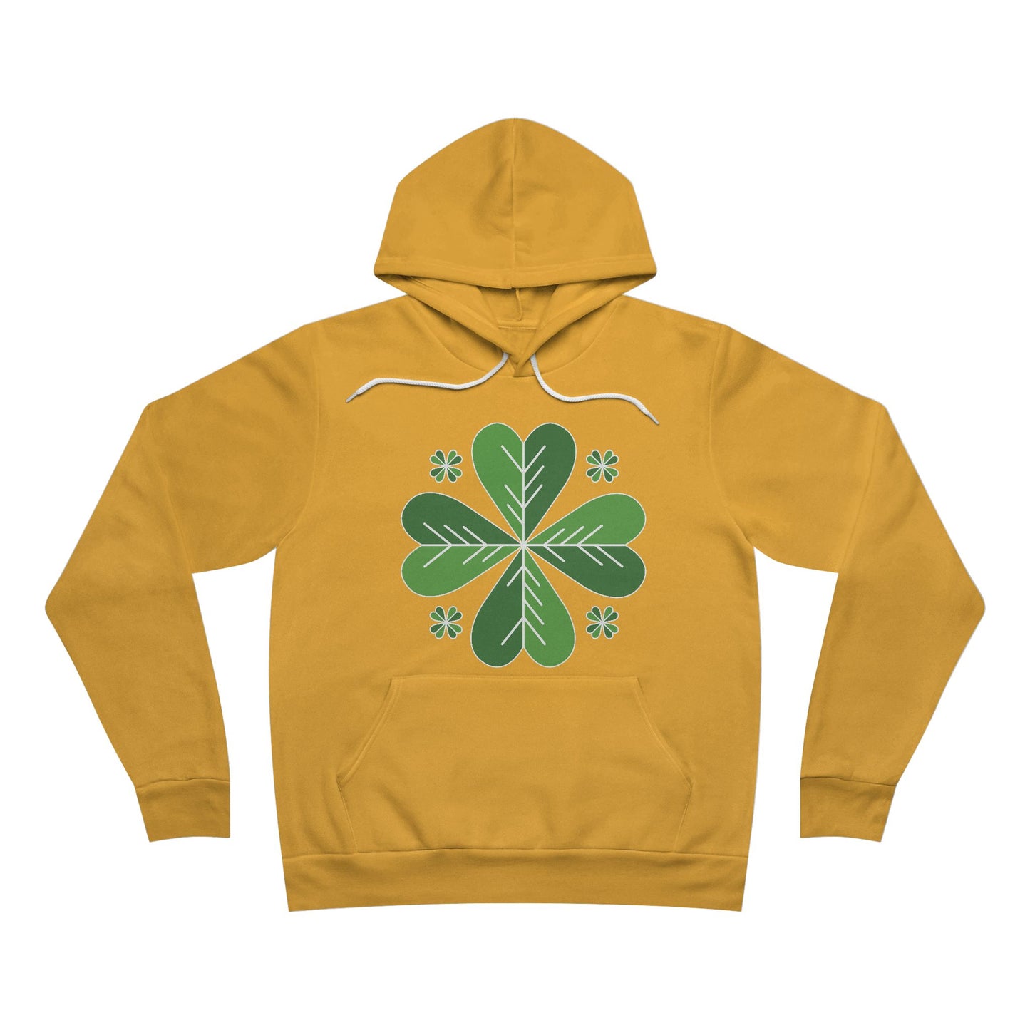 Sudadera con capucha de polar con estampado de corazones: cómoda y elegante para todas las ocasiones