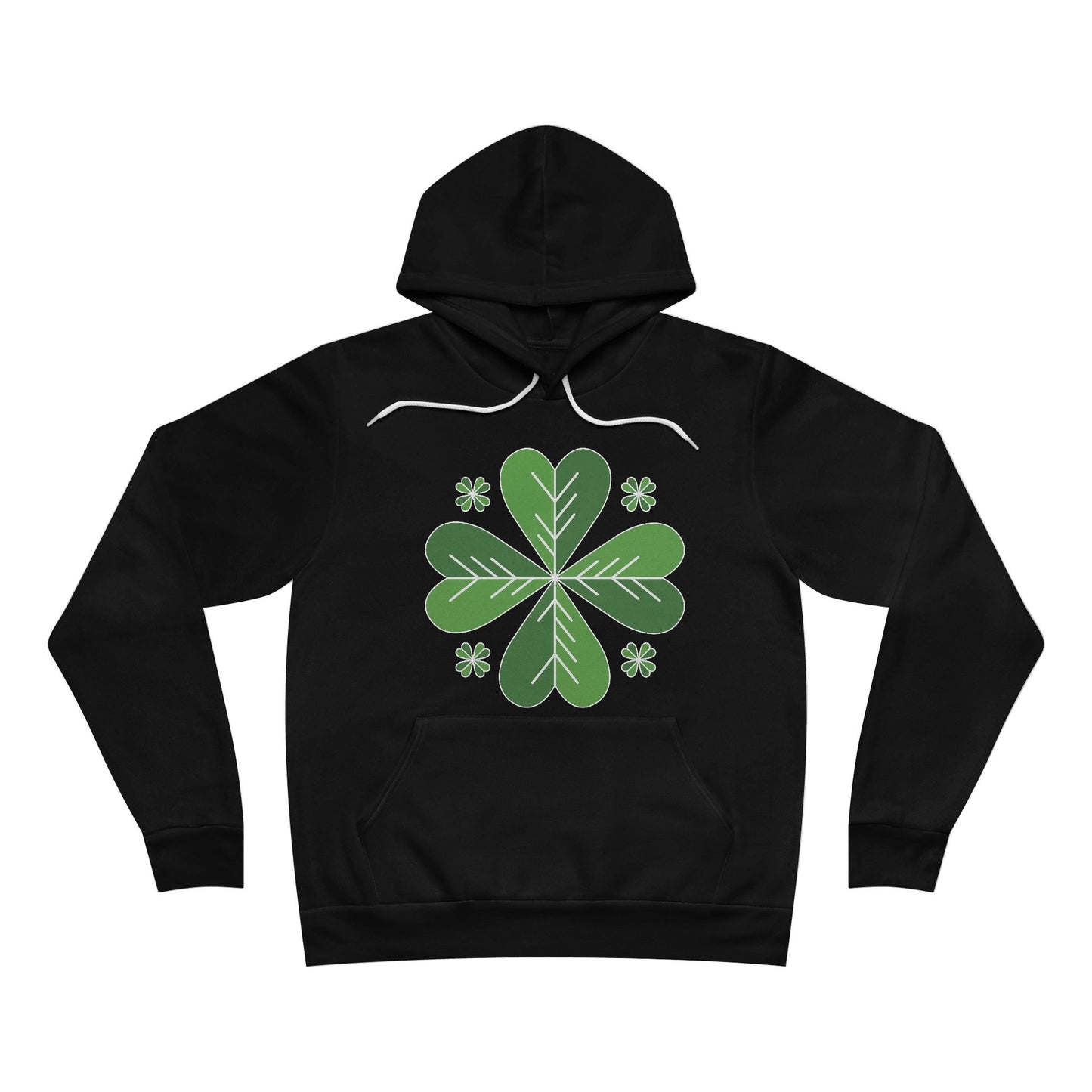 Sudadera con capucha de polar con estampado de corazones: cómoda y elegante para todas las ocasiones