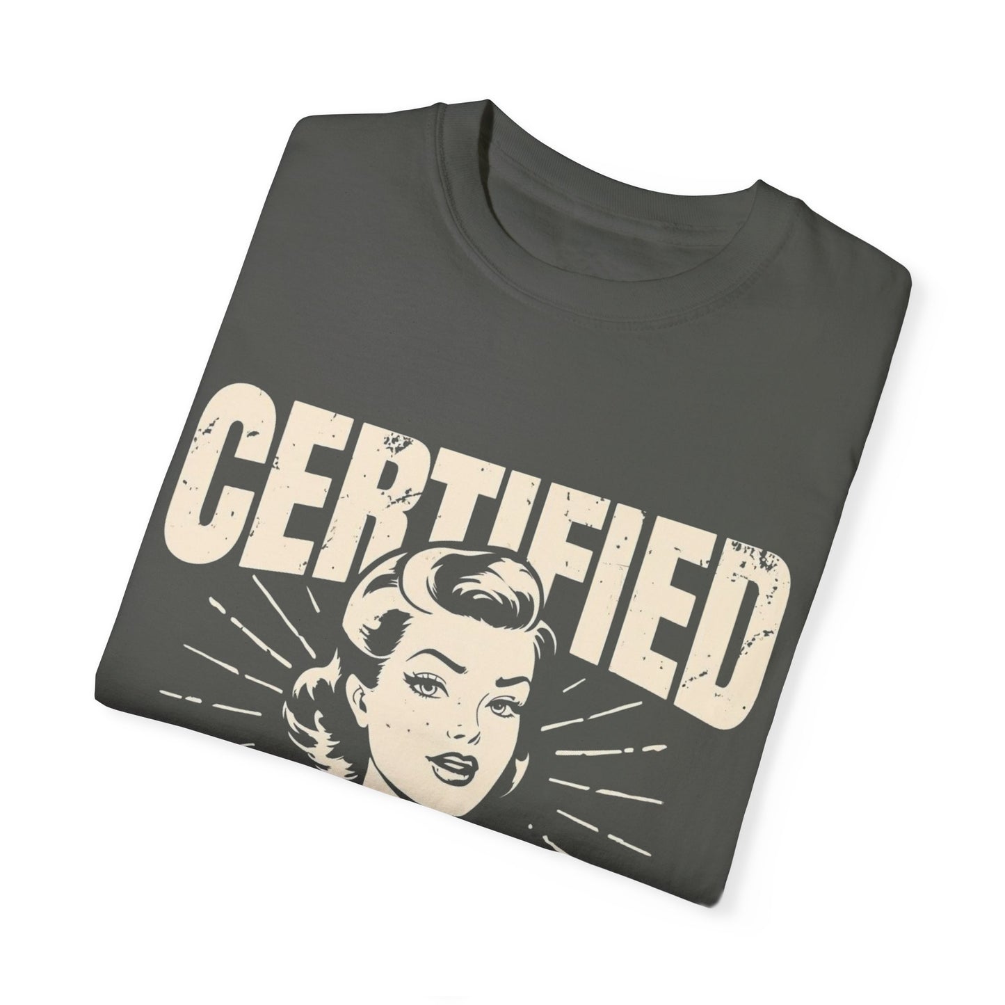 Certified Attitud Garment-Dyed T-Shirt - Casual & Confident Style