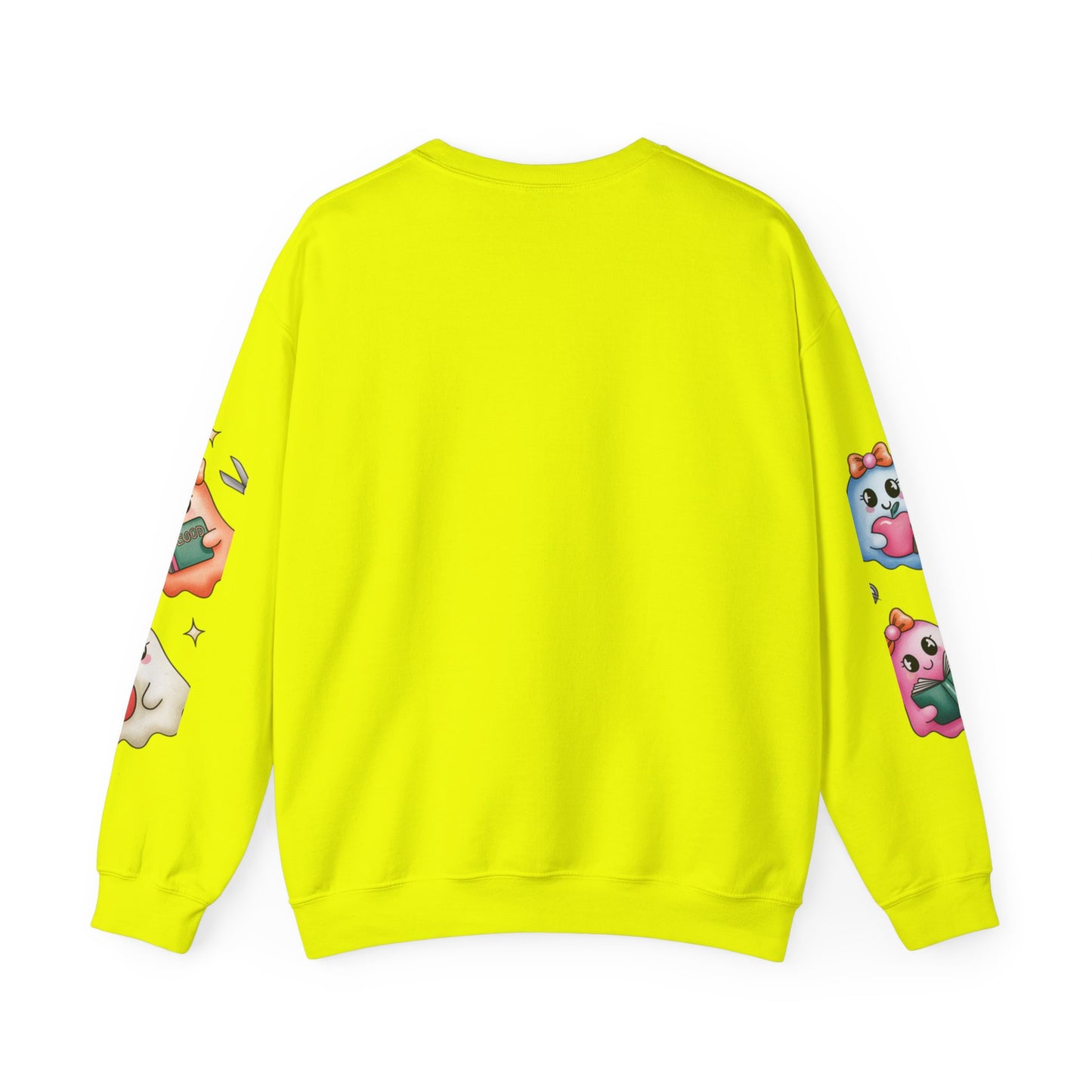 Cute Ghosts Women Crewneck Sweatshirt, Cozy Halloween Apparel, Spooky Season Outfit, Gift for Ghost Lovers, Funny Sweatshirt for Fall