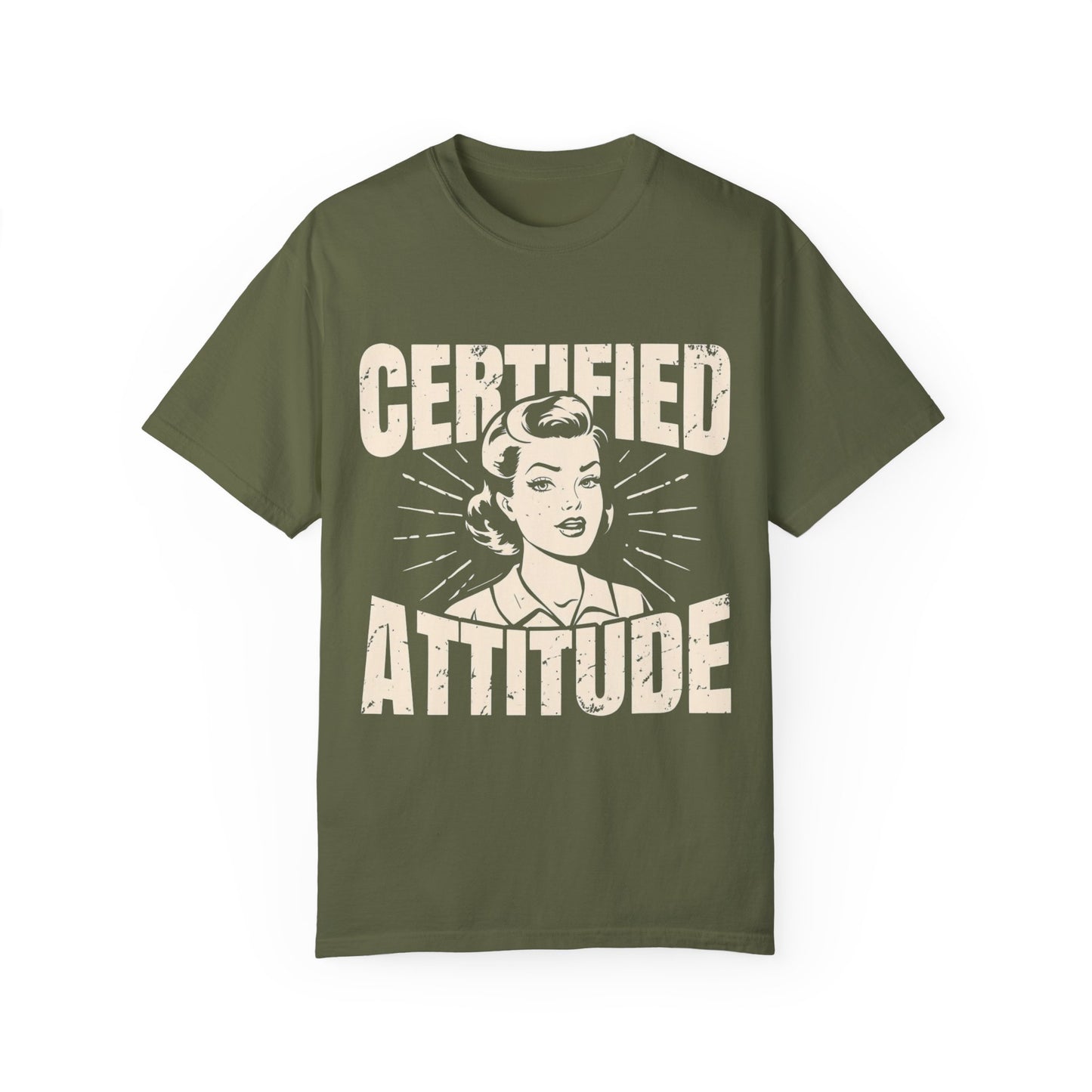 Certified Attitud Garment-Dyed T-Shirt - Casual & Confident Style