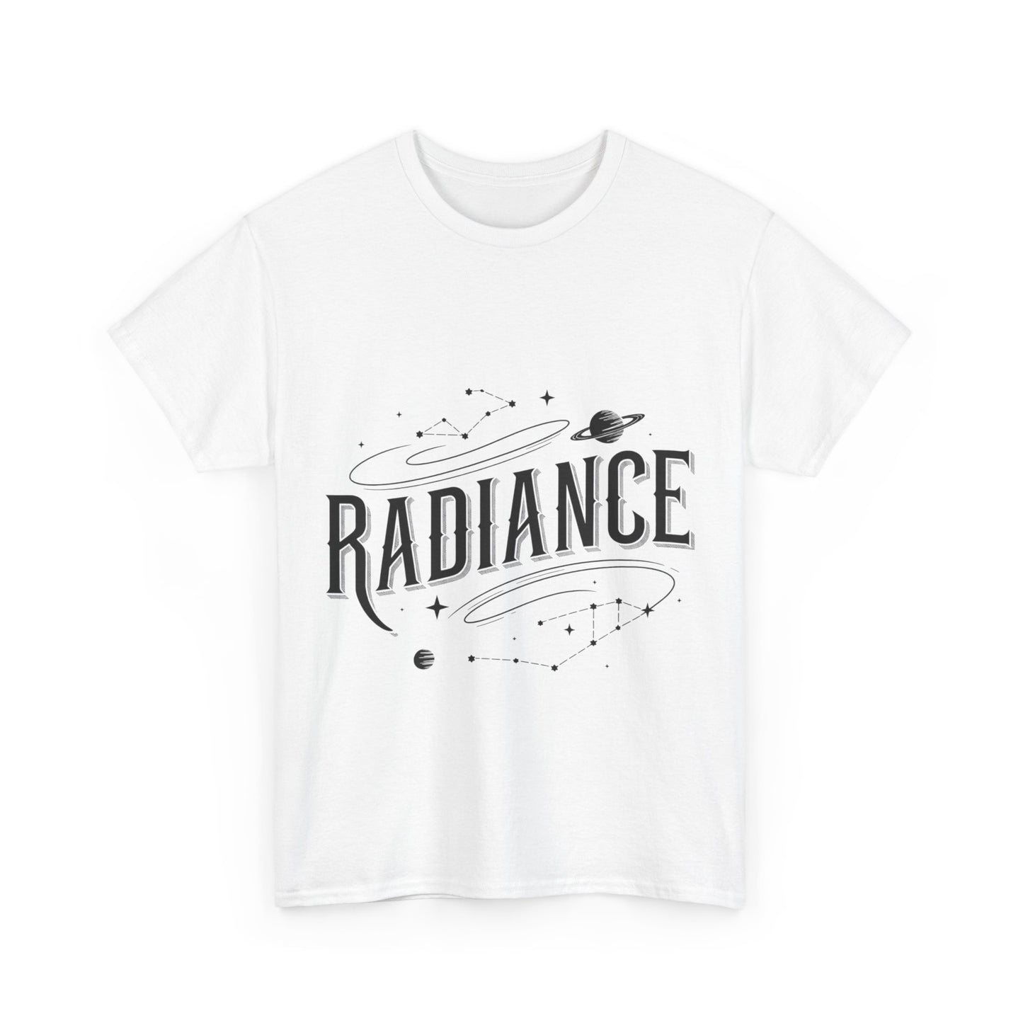 Radiance Unisex Heavy Cotton Tee - Cosmic Design for Star Gazers