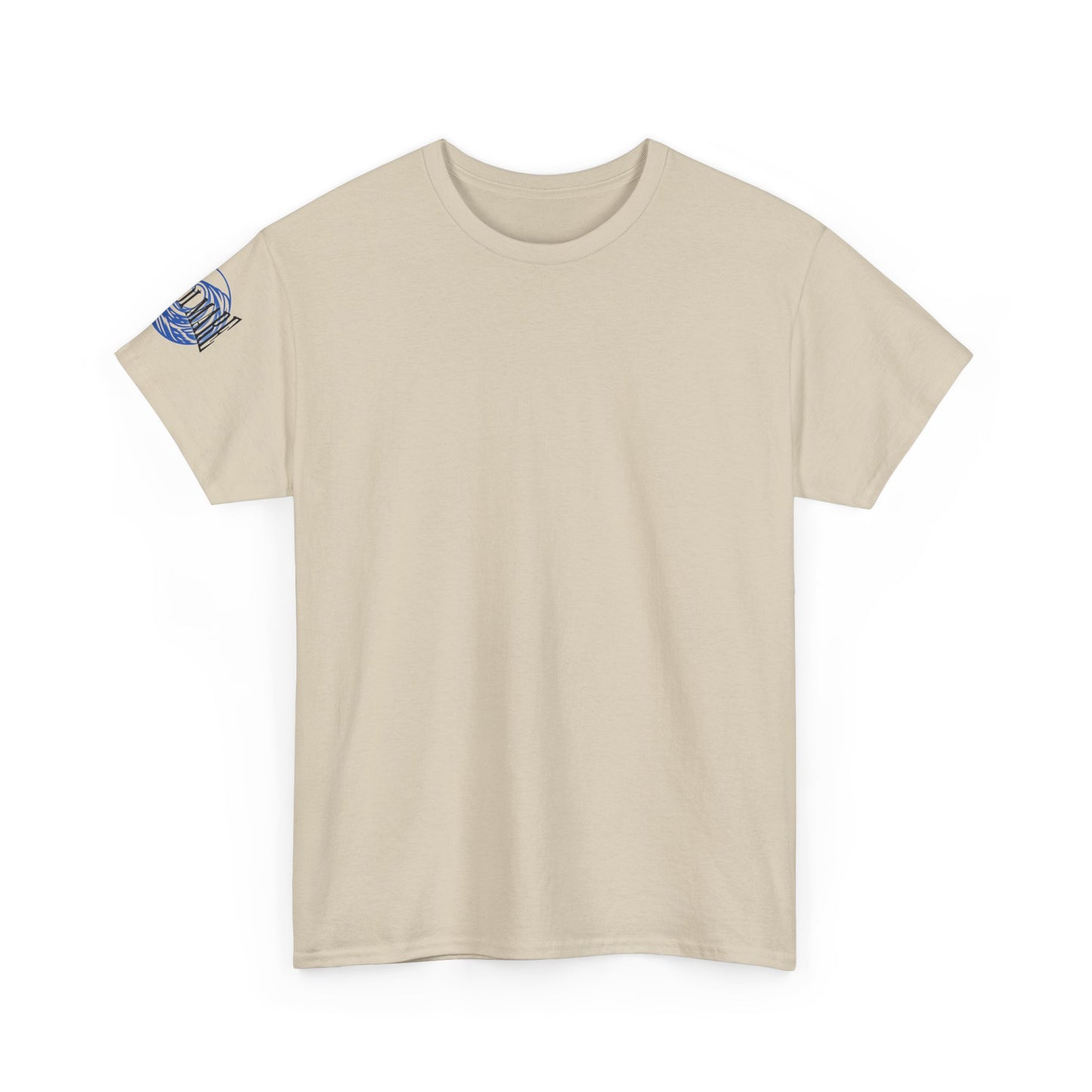 Camiseta de algodón grueso Lupo di Mare: camiseta gráfica Ocean Vibes